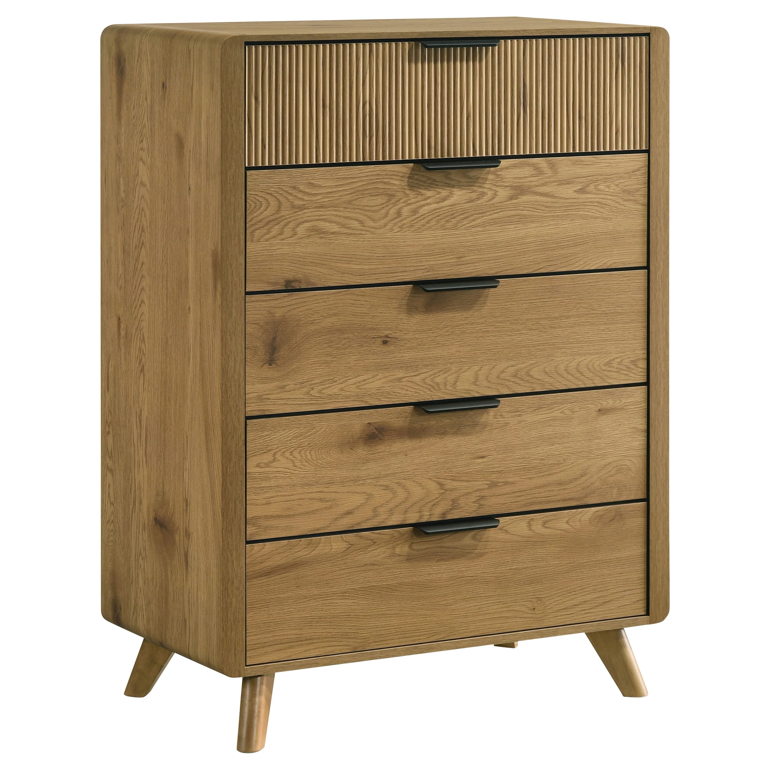 Bennett Light Oak 5-piece Eastern King Bedroom Set - Image 11