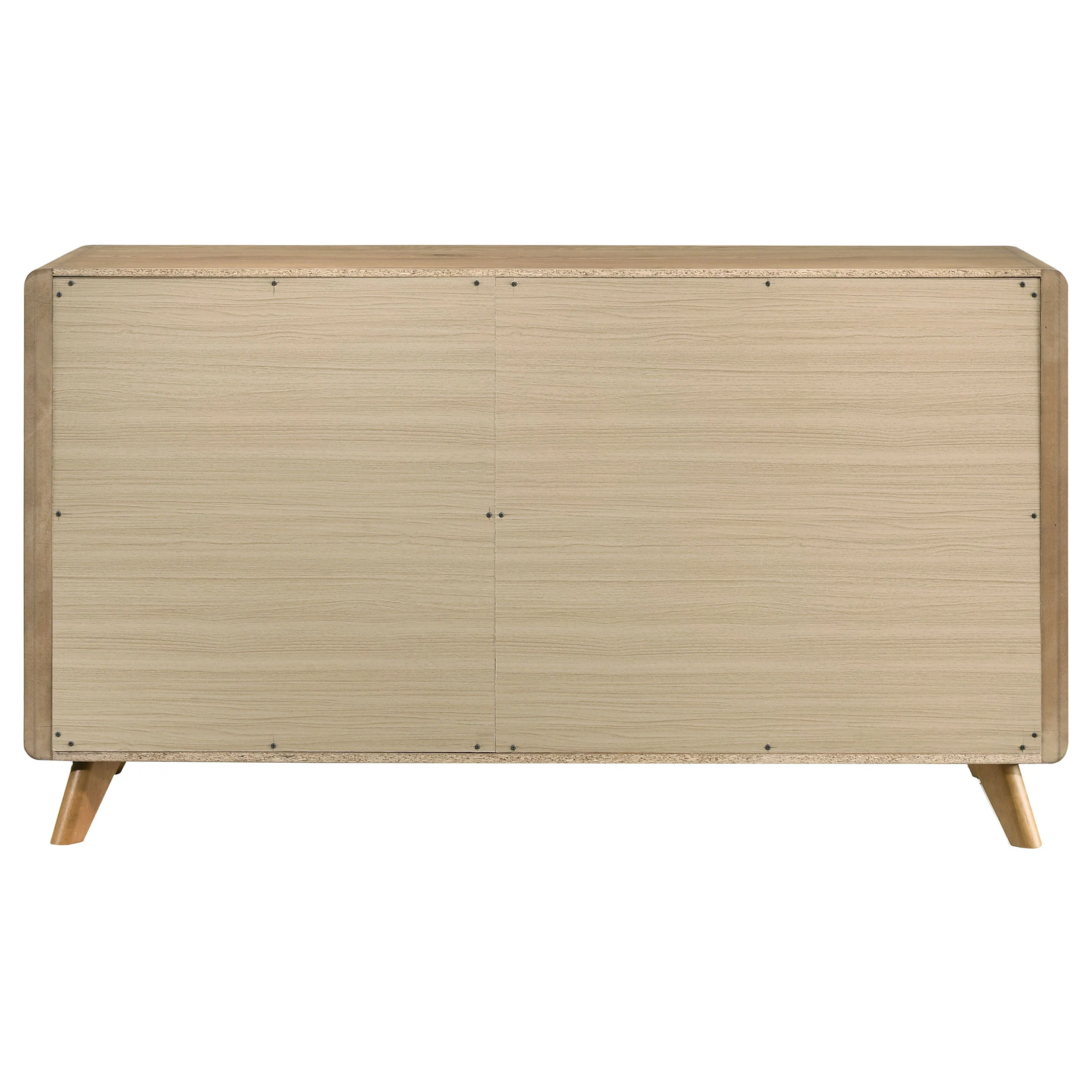 Bennett Light Oak 6-drawer Bedroom Dresser Cabinet - Image 7