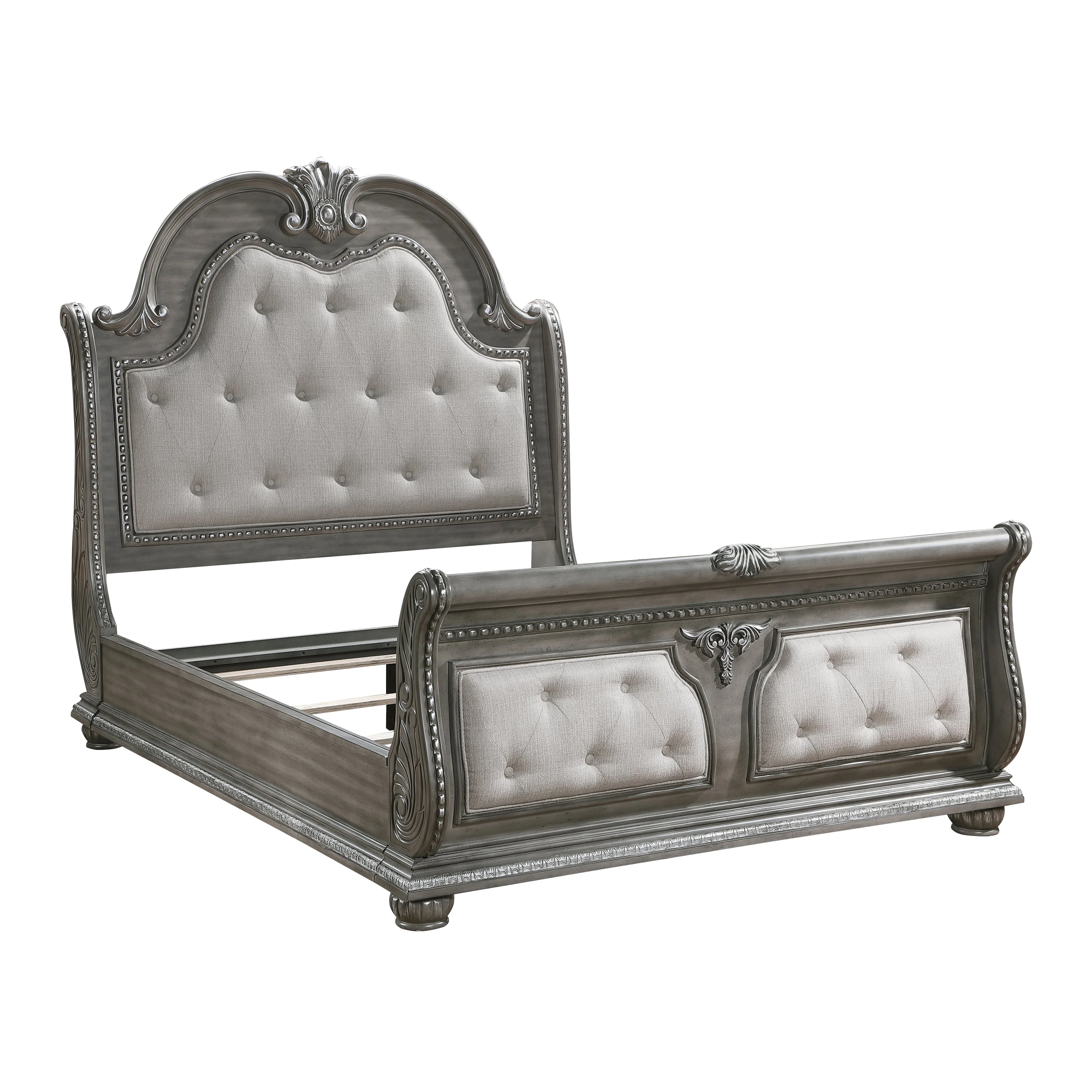 Bennington Gray King Sleigh Bed - Image 2