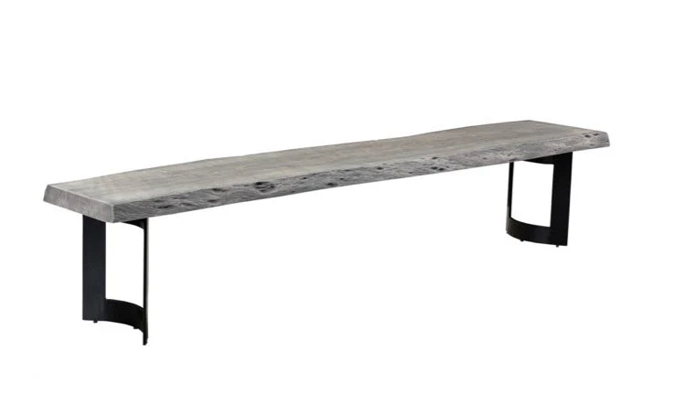 Bent Bench - Weathered Grey - Image 3