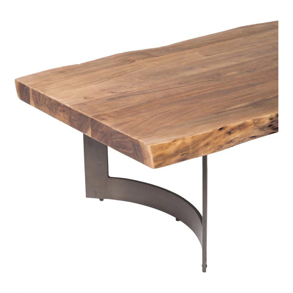 Bent Coffee Table - Brown - Image 3