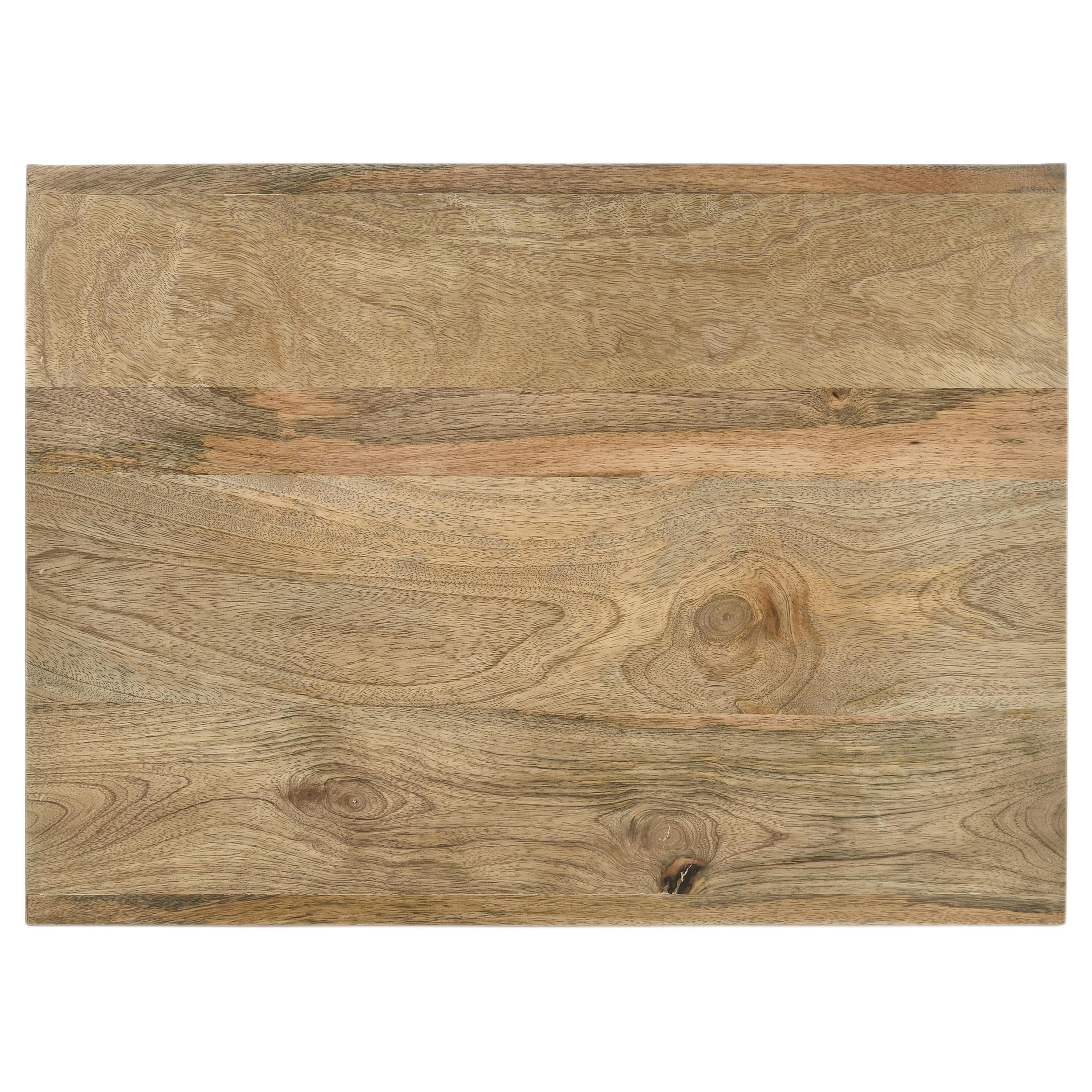 Benton Natural 3-Piece Solid Mango Coffee and End Table Set - Image 6