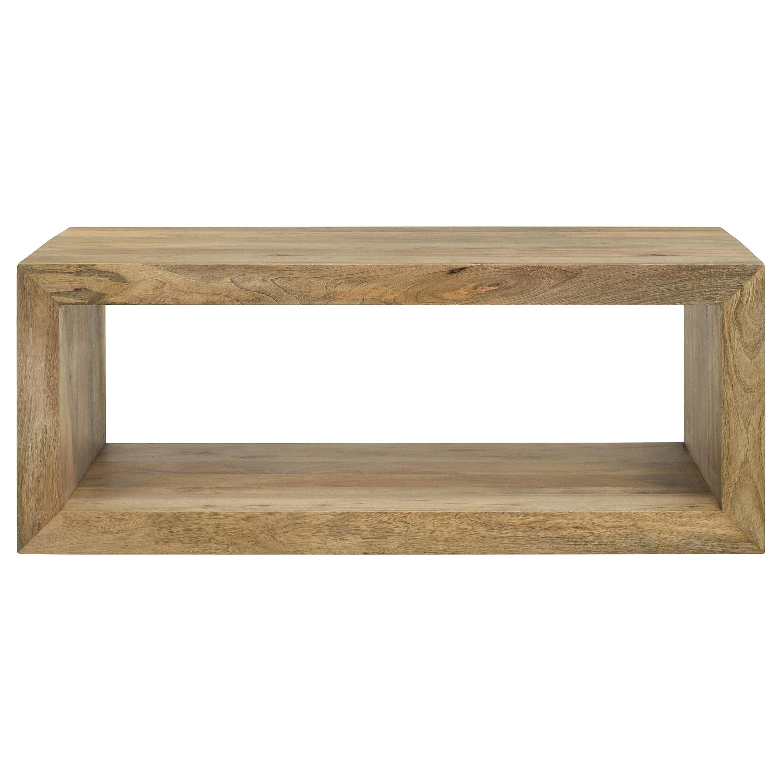 Benton Natural 3-Piece Solid Mango Coffee and End Table Set - Image 8