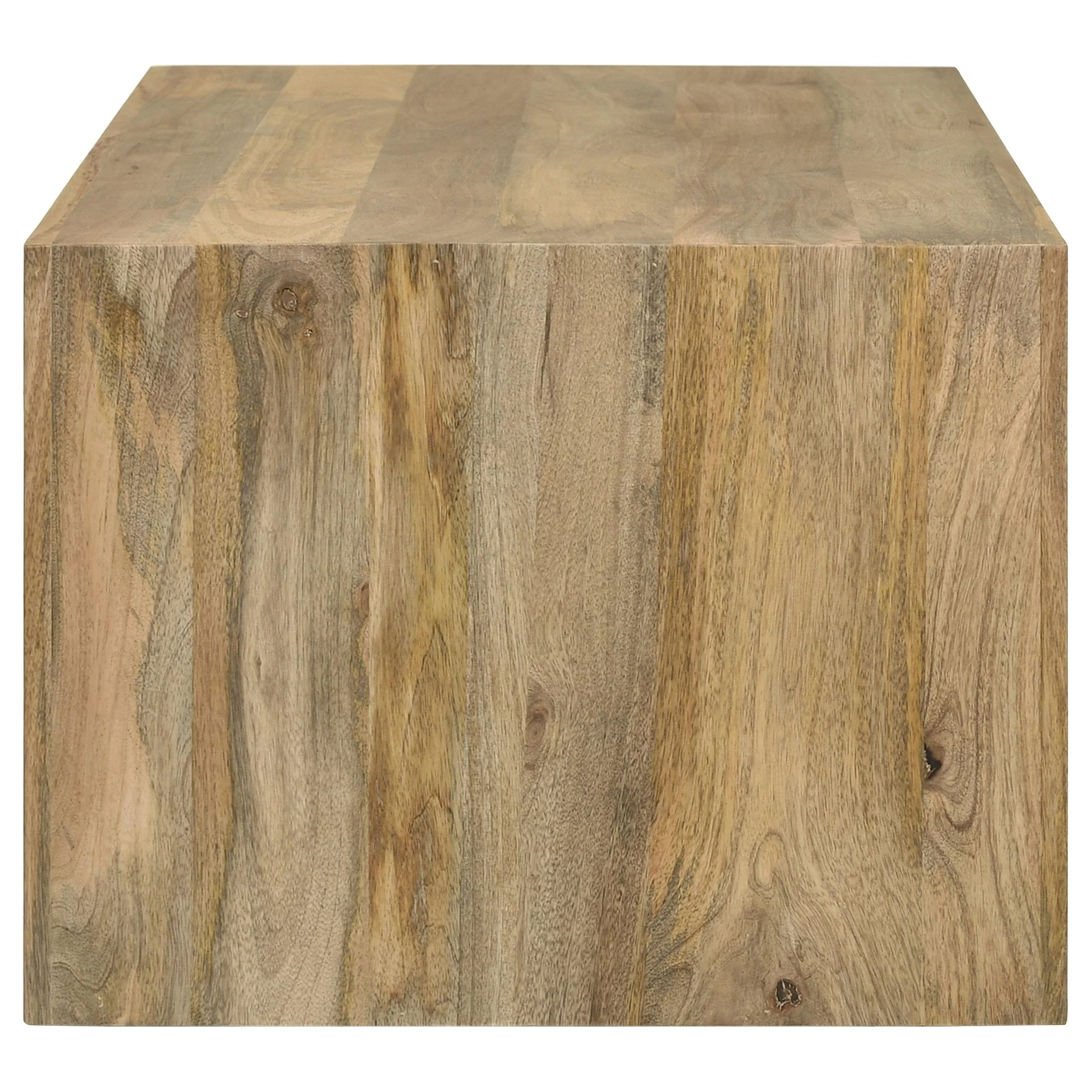 Benton Natural 3-Piece Solid Mango Coffee and End Table Set - Image 9