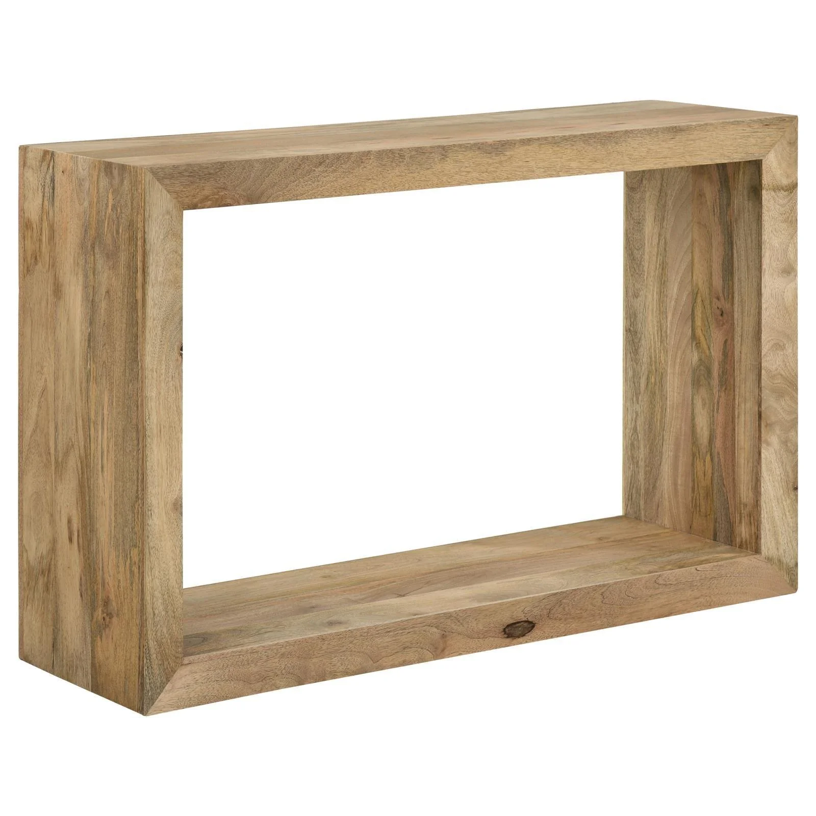 Benton Natural Rectangular Solid Wood Sofa Table - Image 8