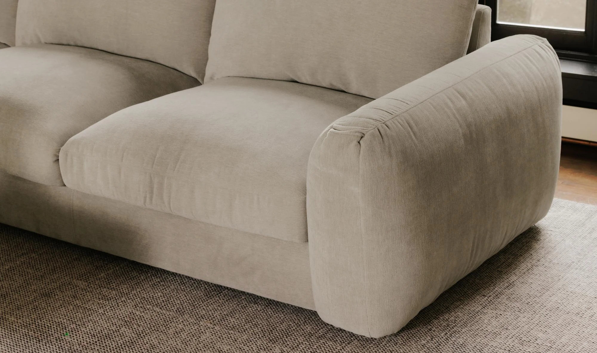Berga Sectional Pebble - Image 6