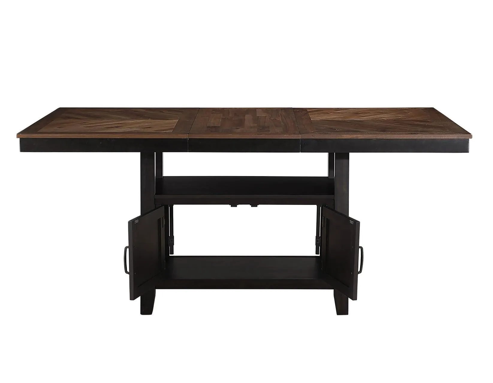 Bermuda 60-80″ Storage Counter Table with 20″ Leaf - Image 10