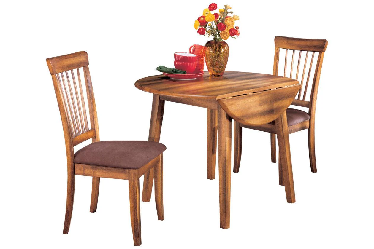 Berringer Rustic Brown Dining Drop Leaf Table - Image 2
