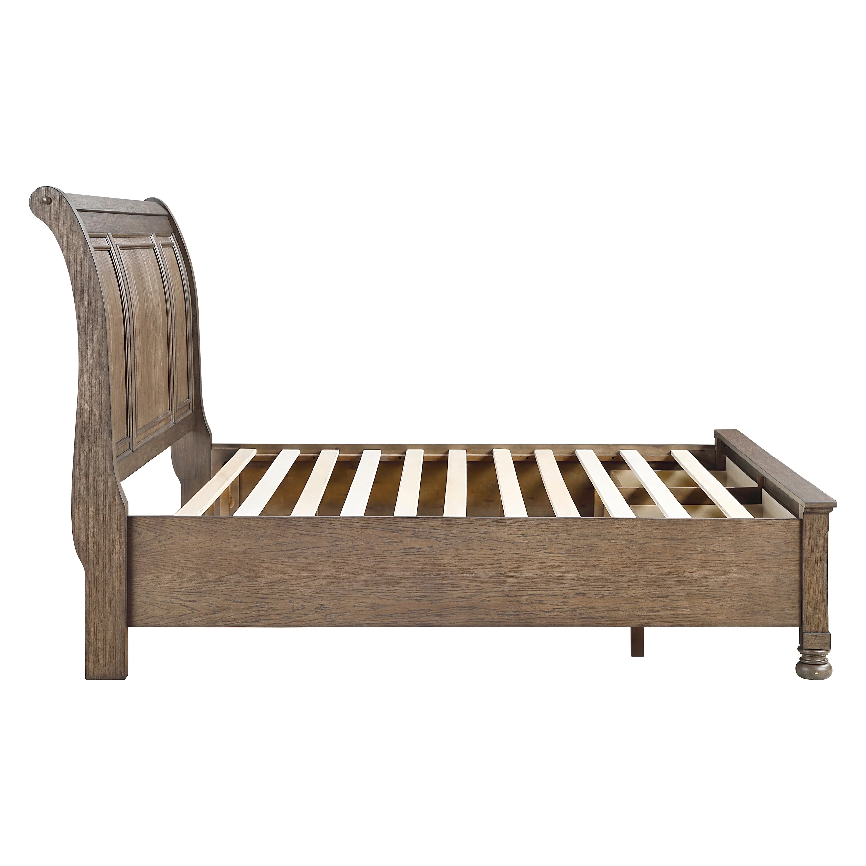 Bethel Antique Brown Queen Storage Platform Bed - Image 5