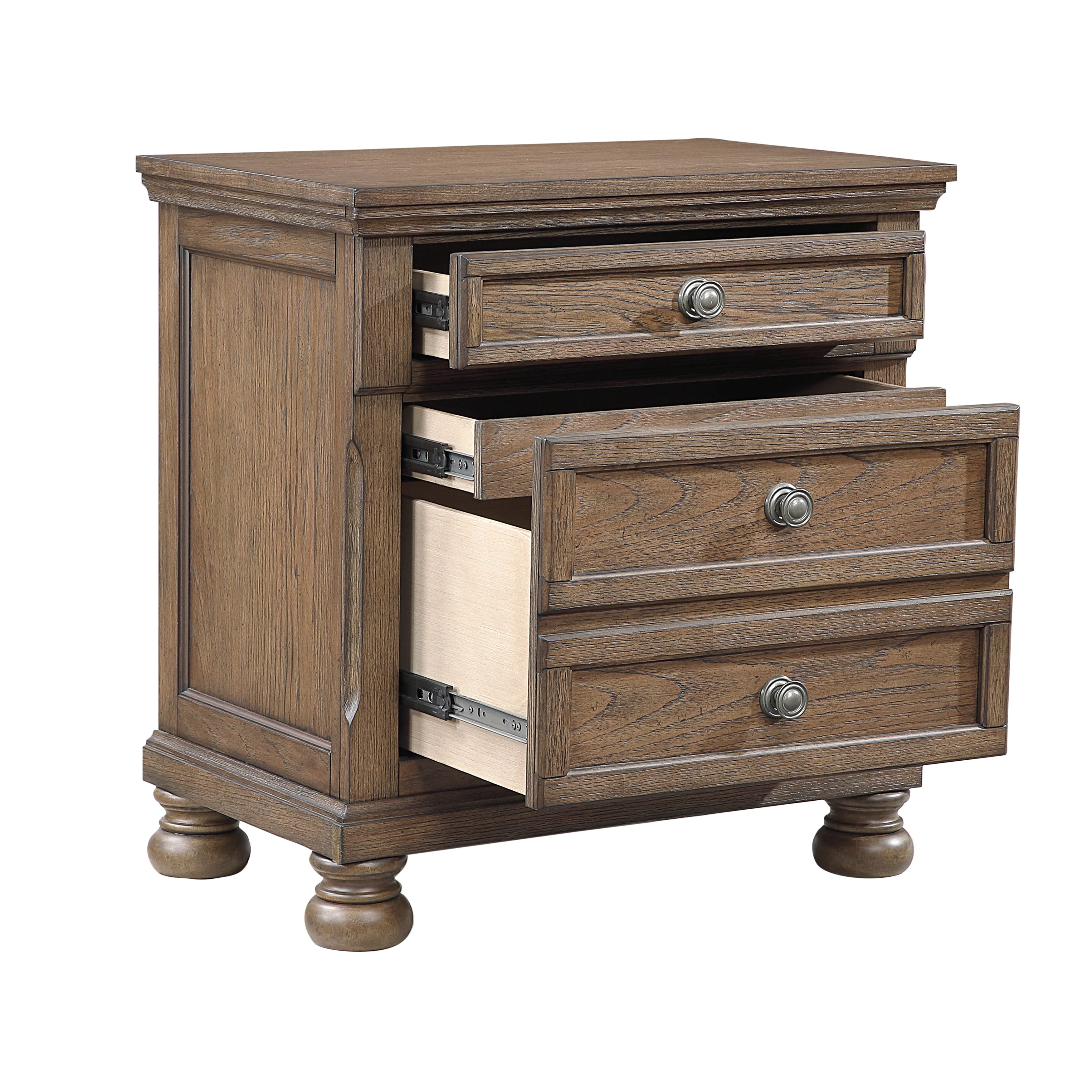 Bethel Antique Brown Storage Platform Bedroom Set - Image 19