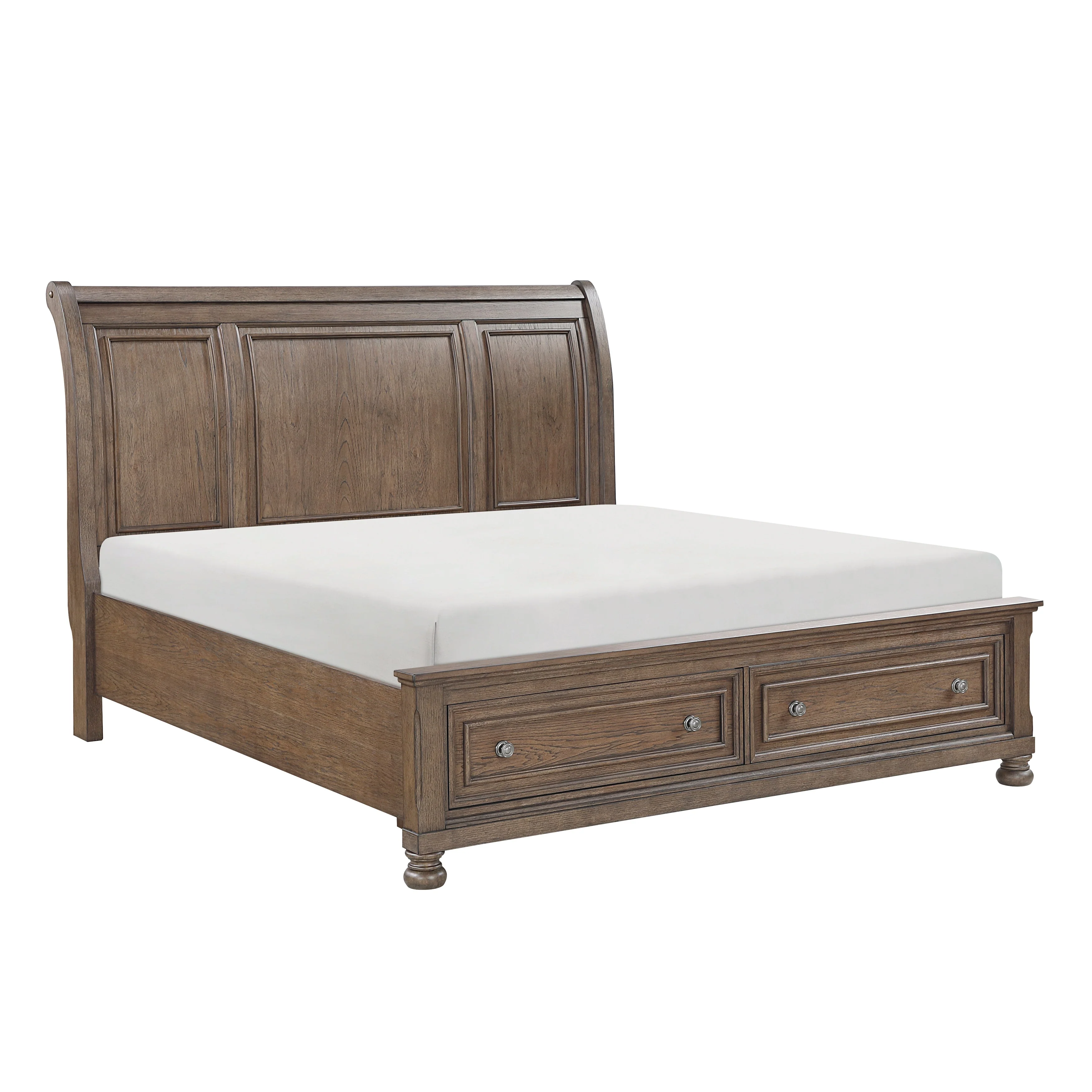 Bethel Antique Brown Storage Platform Bedroom Set - Image 3