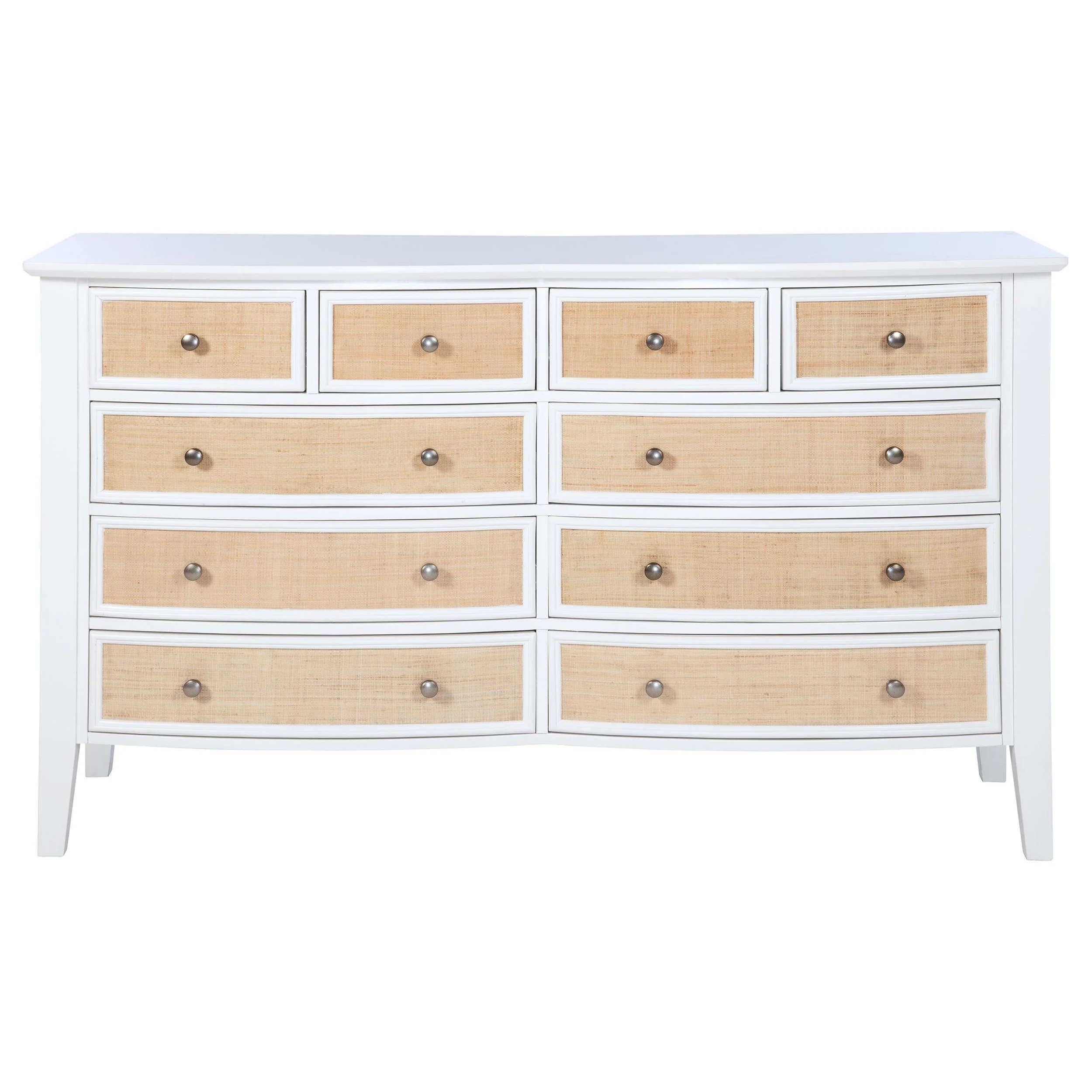 Bexhill White 10-Drawer Dresser - Image 3