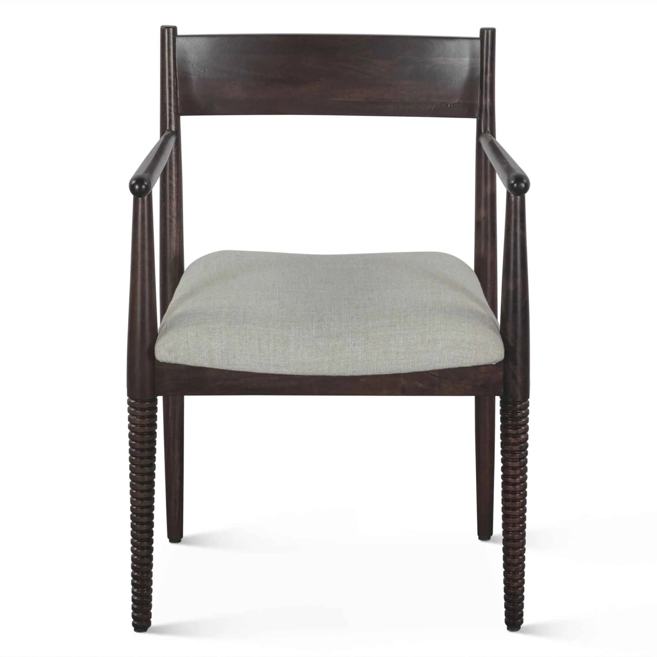 Bijou 22" Upholstered Dining Chair in Dark Sienna - Image 2