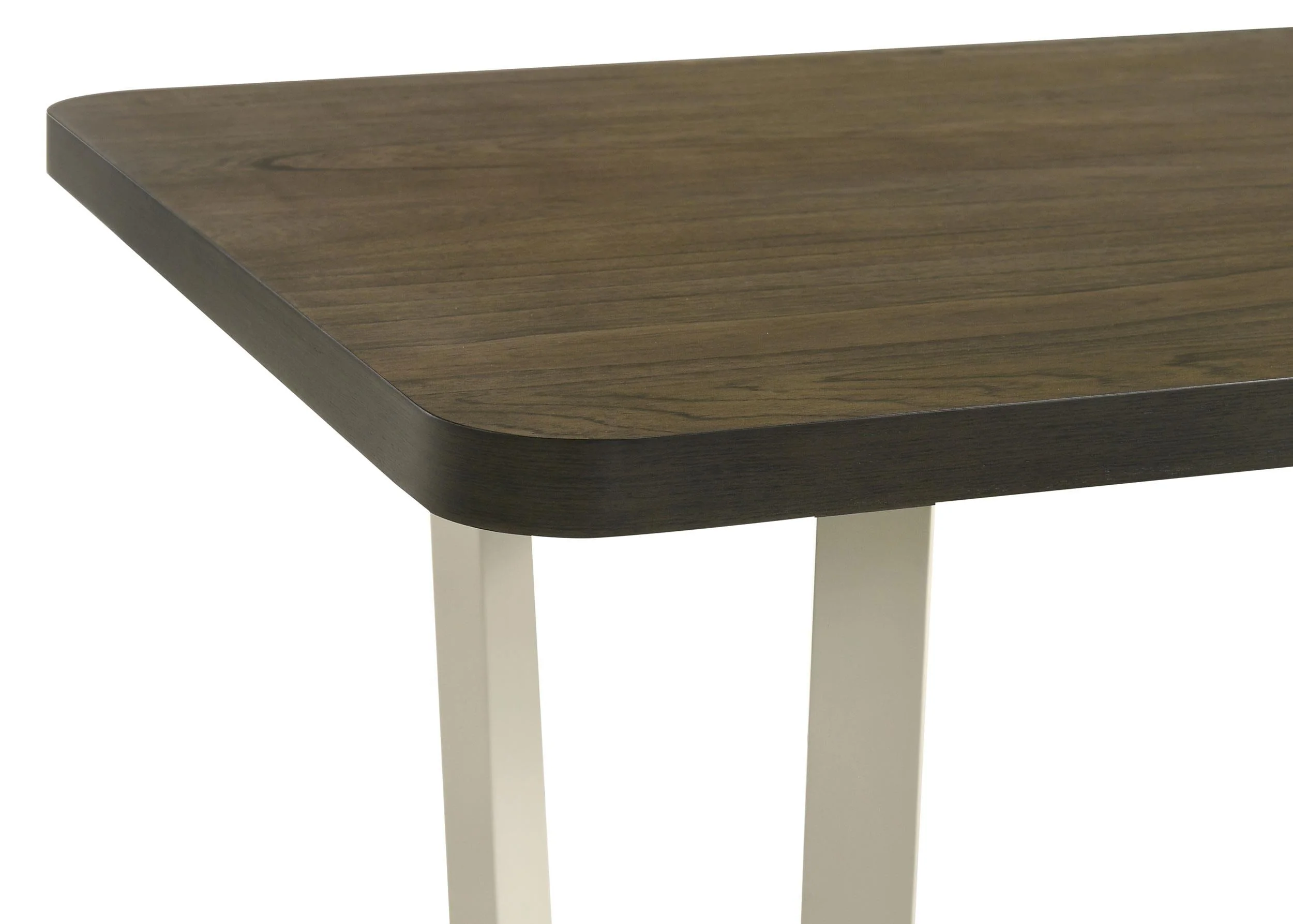 Biloxi Grayish Brown Rectangular Wood Dining Table - Image 6