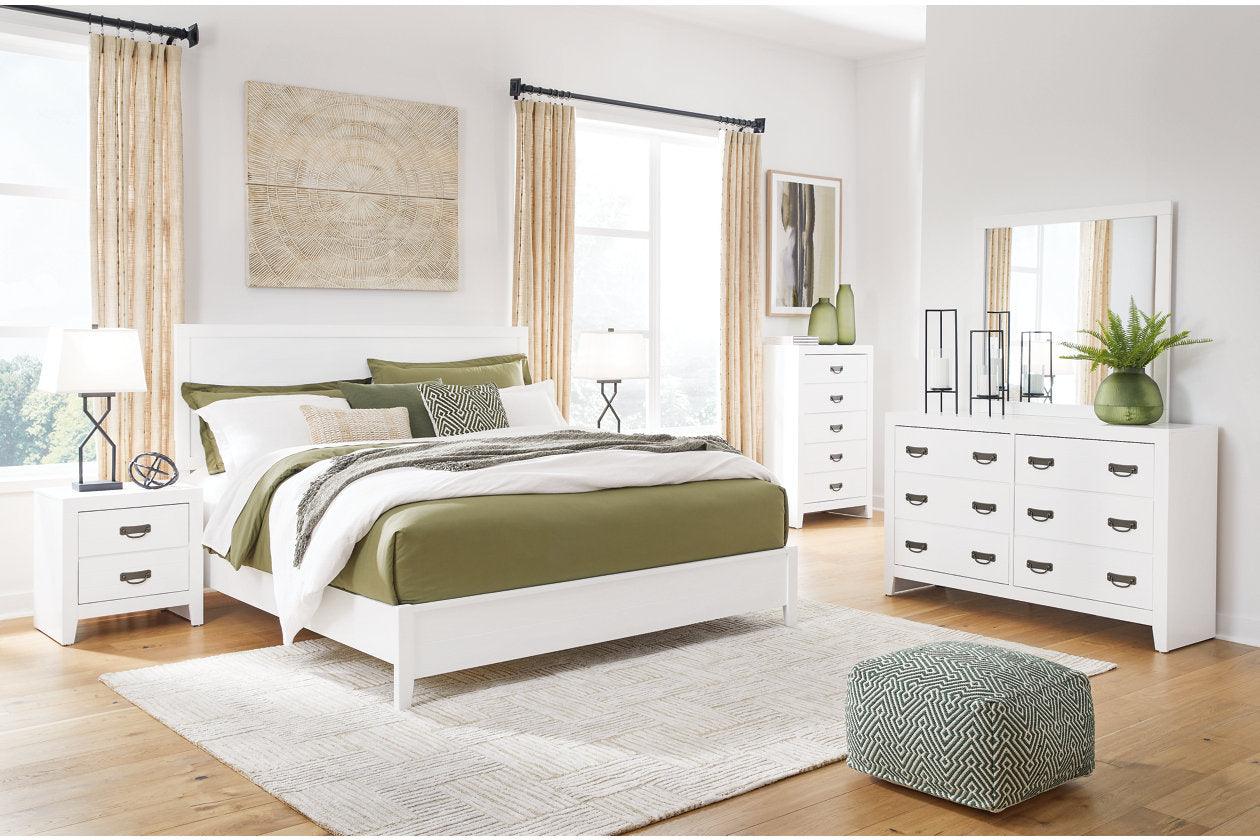 Binterglen White King Panel Bed - Image 7