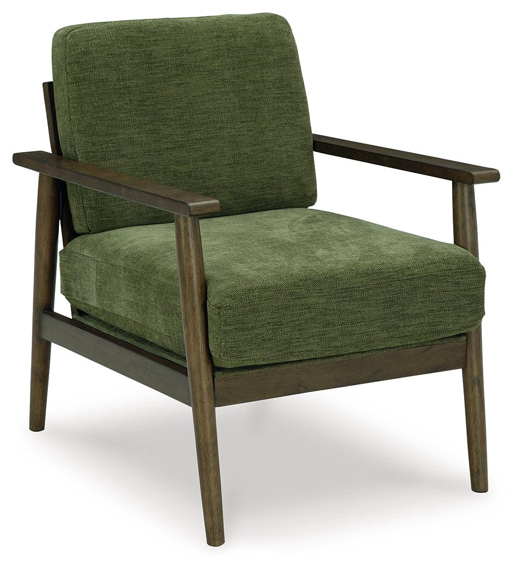 Bixler Olive Showood Accent Chair - Image 2