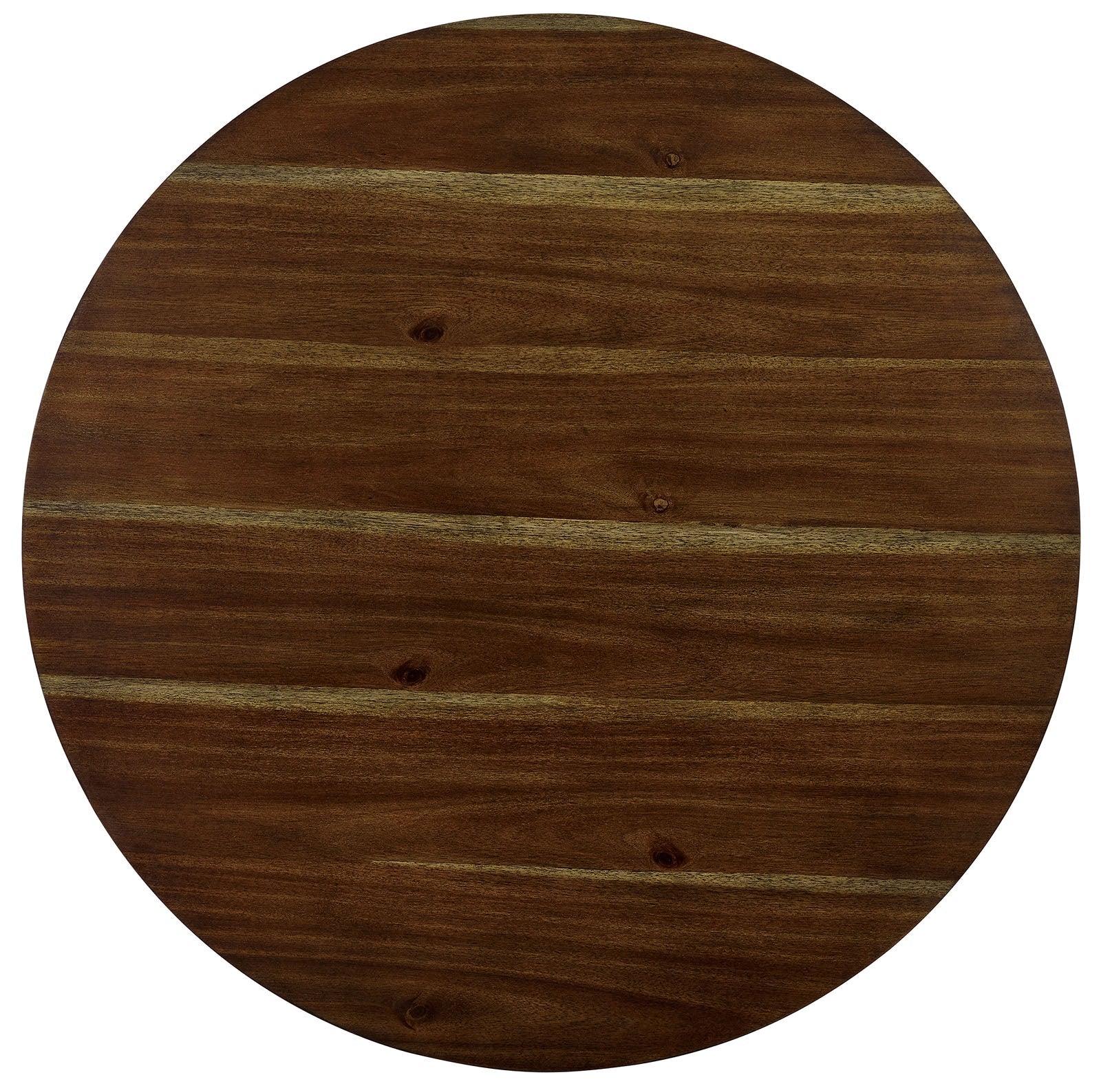 Blackwood Walnut/Dark Brown 5 Pc. Round Table Set - Image 2