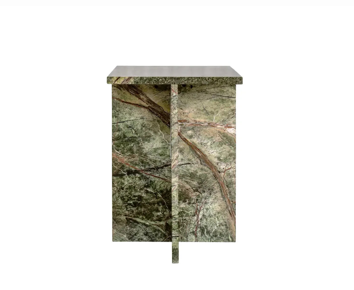 Blair Accent Table Rainforest Green Marble