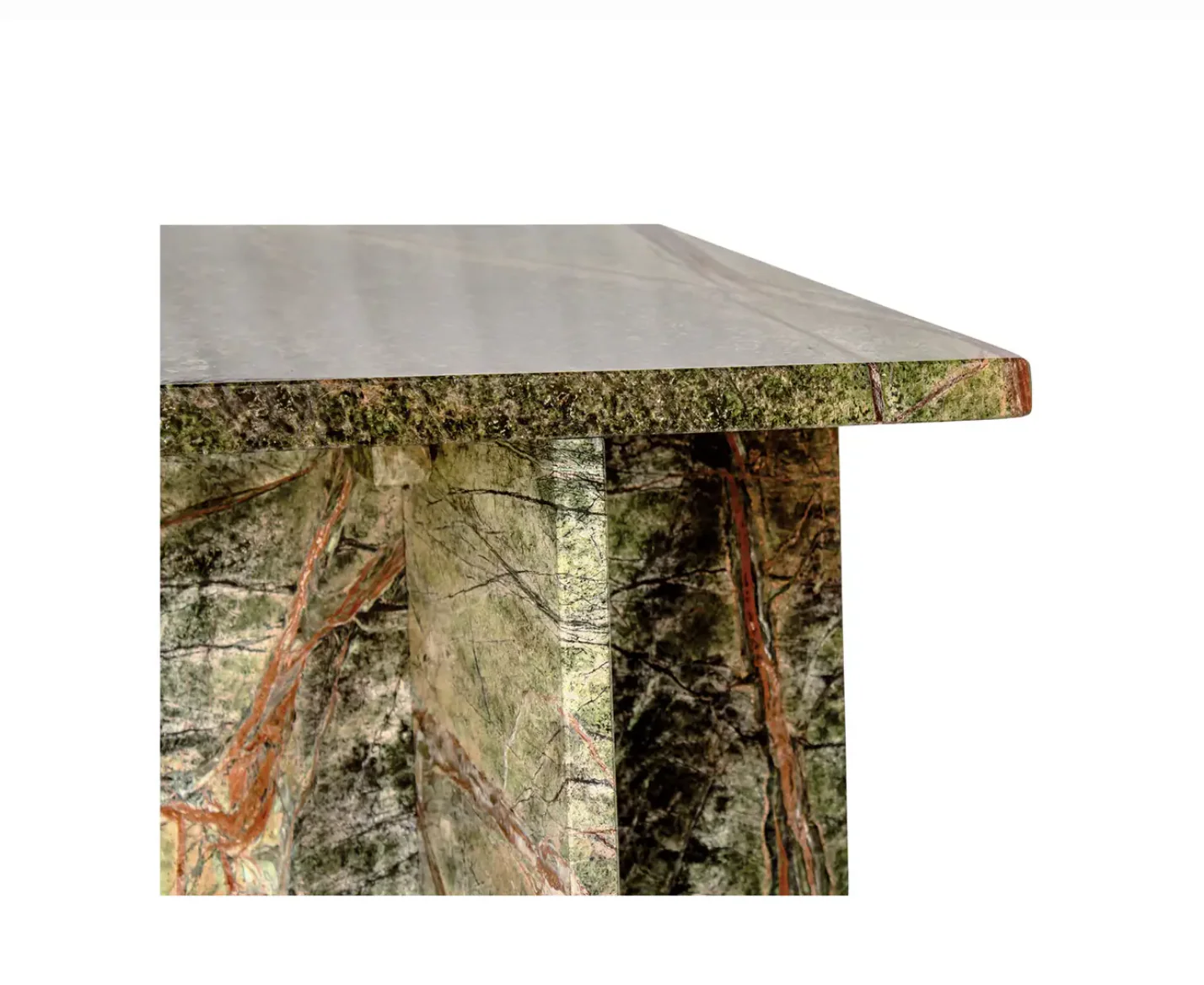 Blair Accent Table Rainforest Green Marble - Image 6