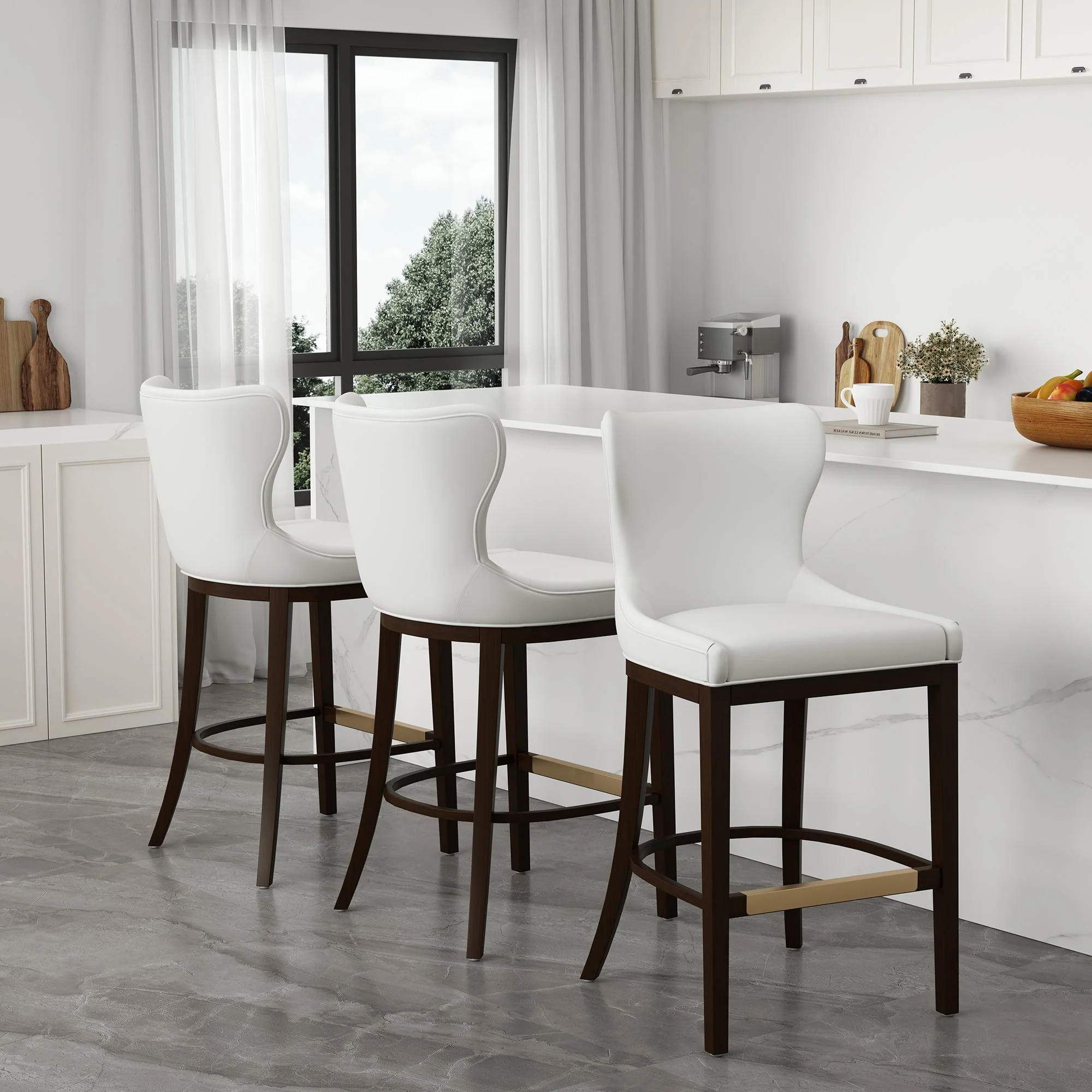 Blair Barstool in White - Image 11