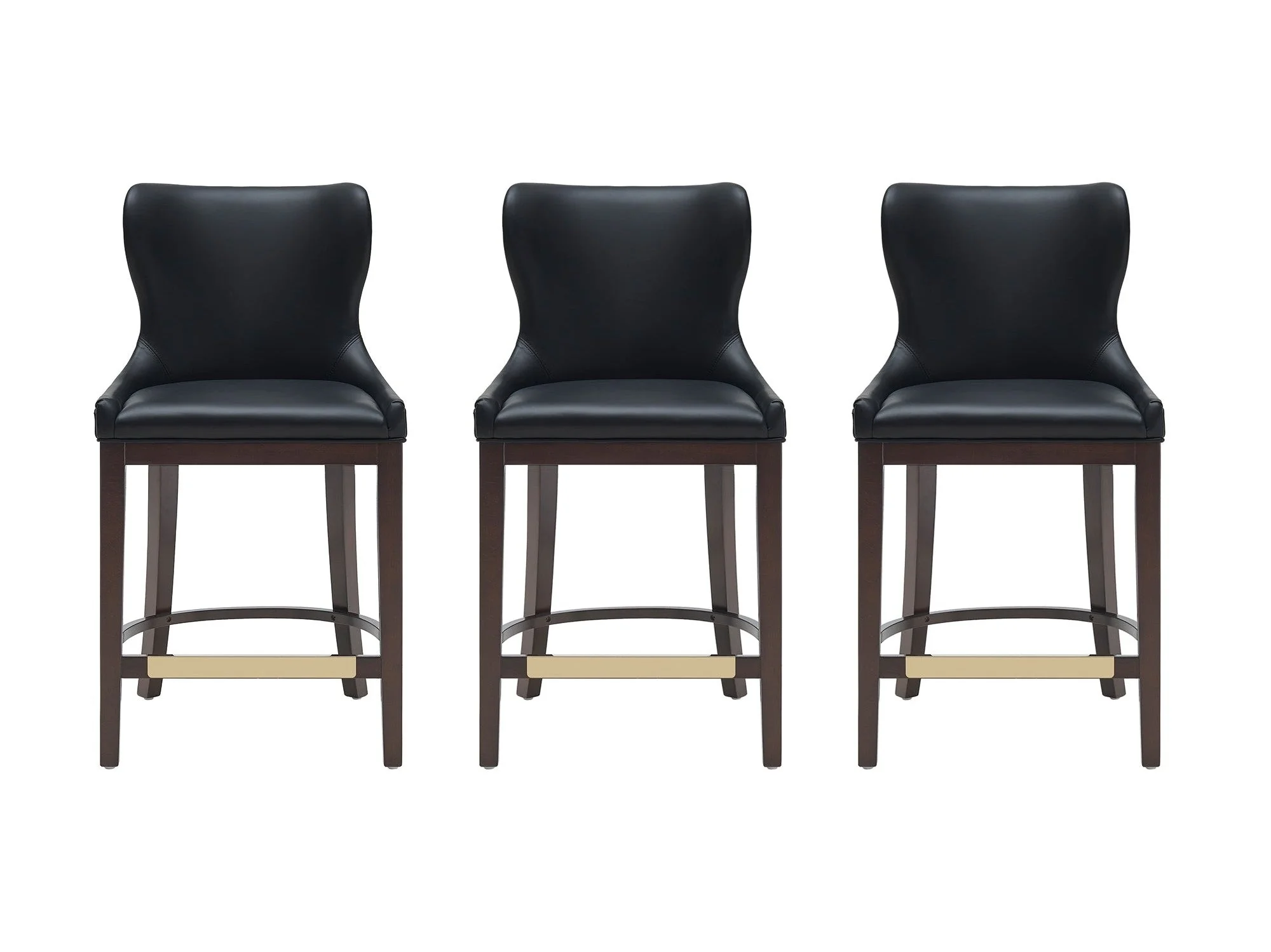Blair Counter Stool in Black (set of 3)