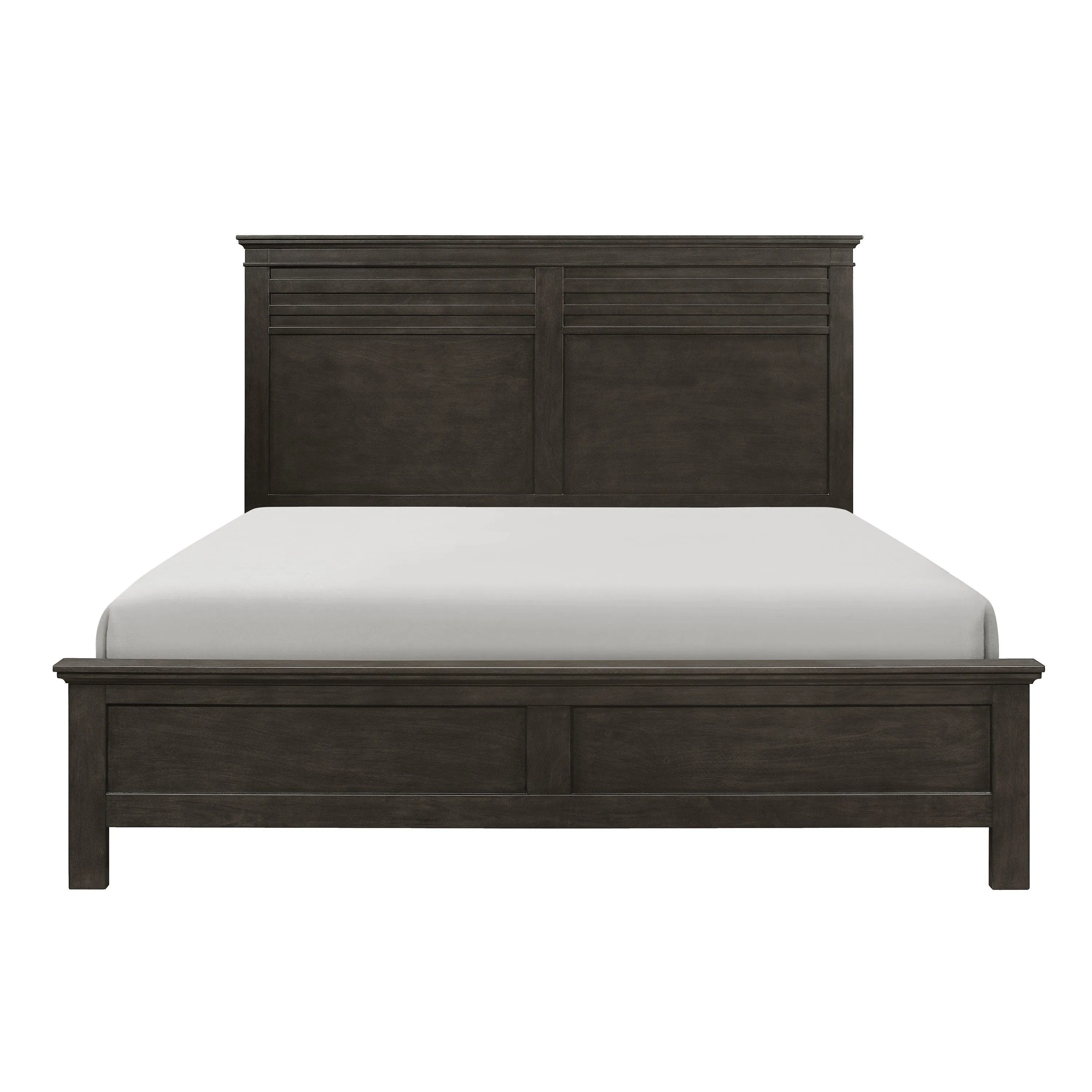 Blaire Farm Charcoal Gray Full Panel Bed - Image 3