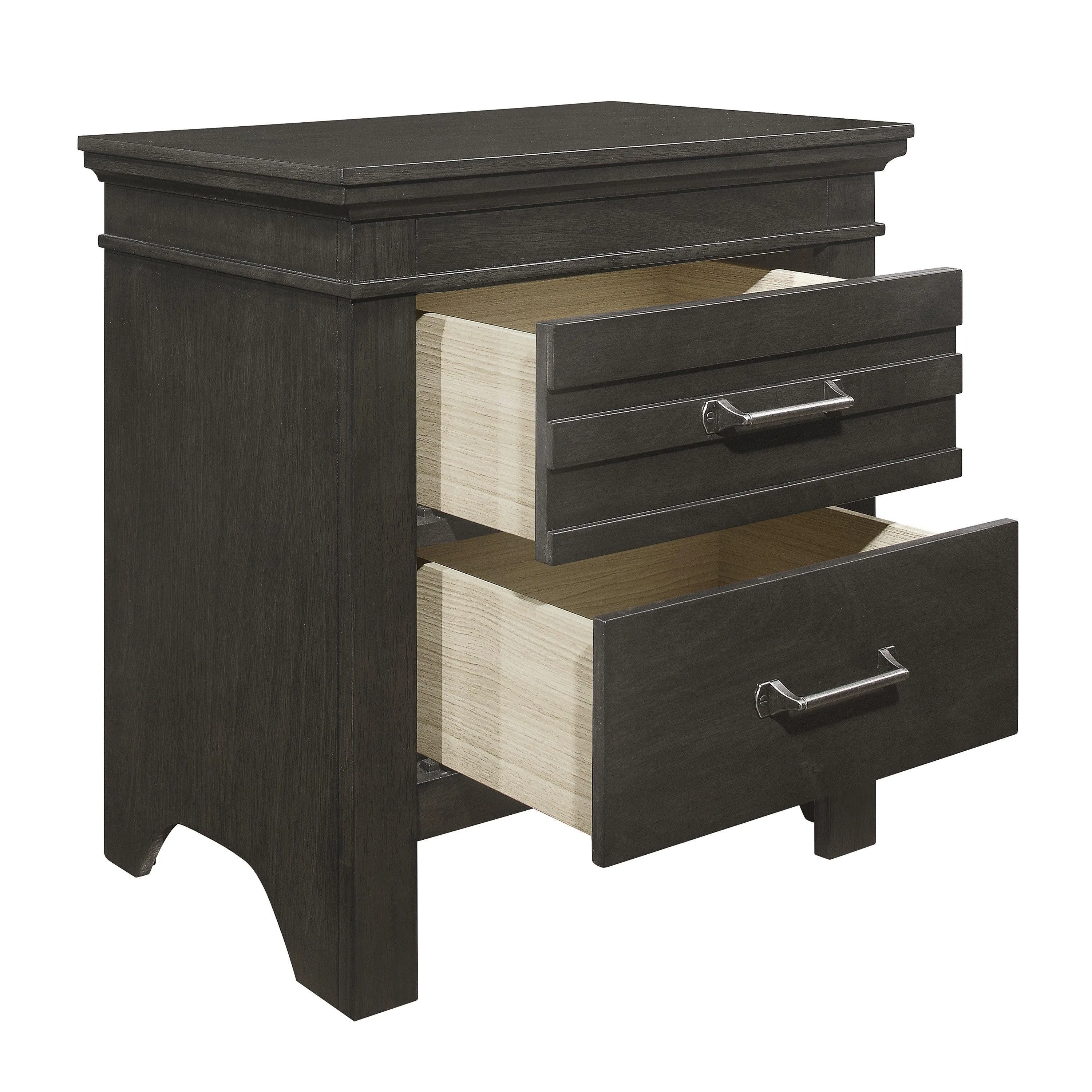 Blaire Farm Charcoal Gray Nightstand - Image 3