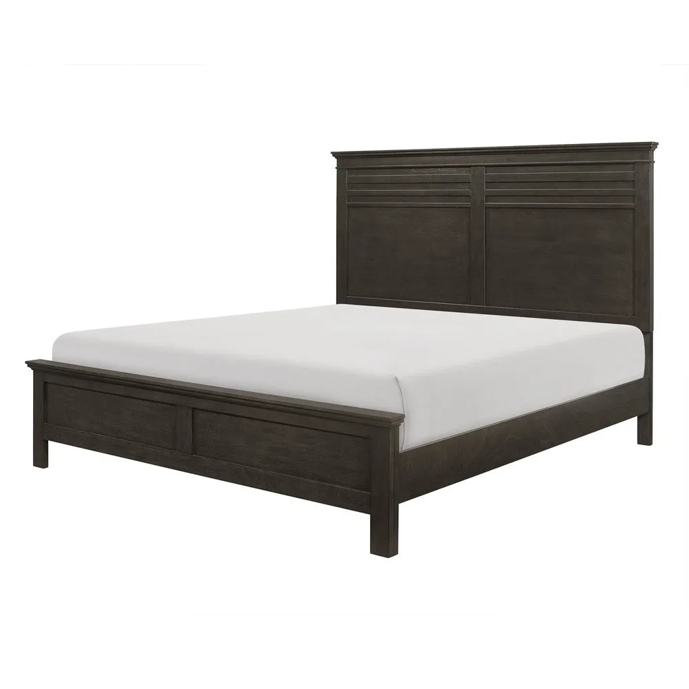 Blaire Farm Charcoal Gray Panel Bedroom Set - Image 2