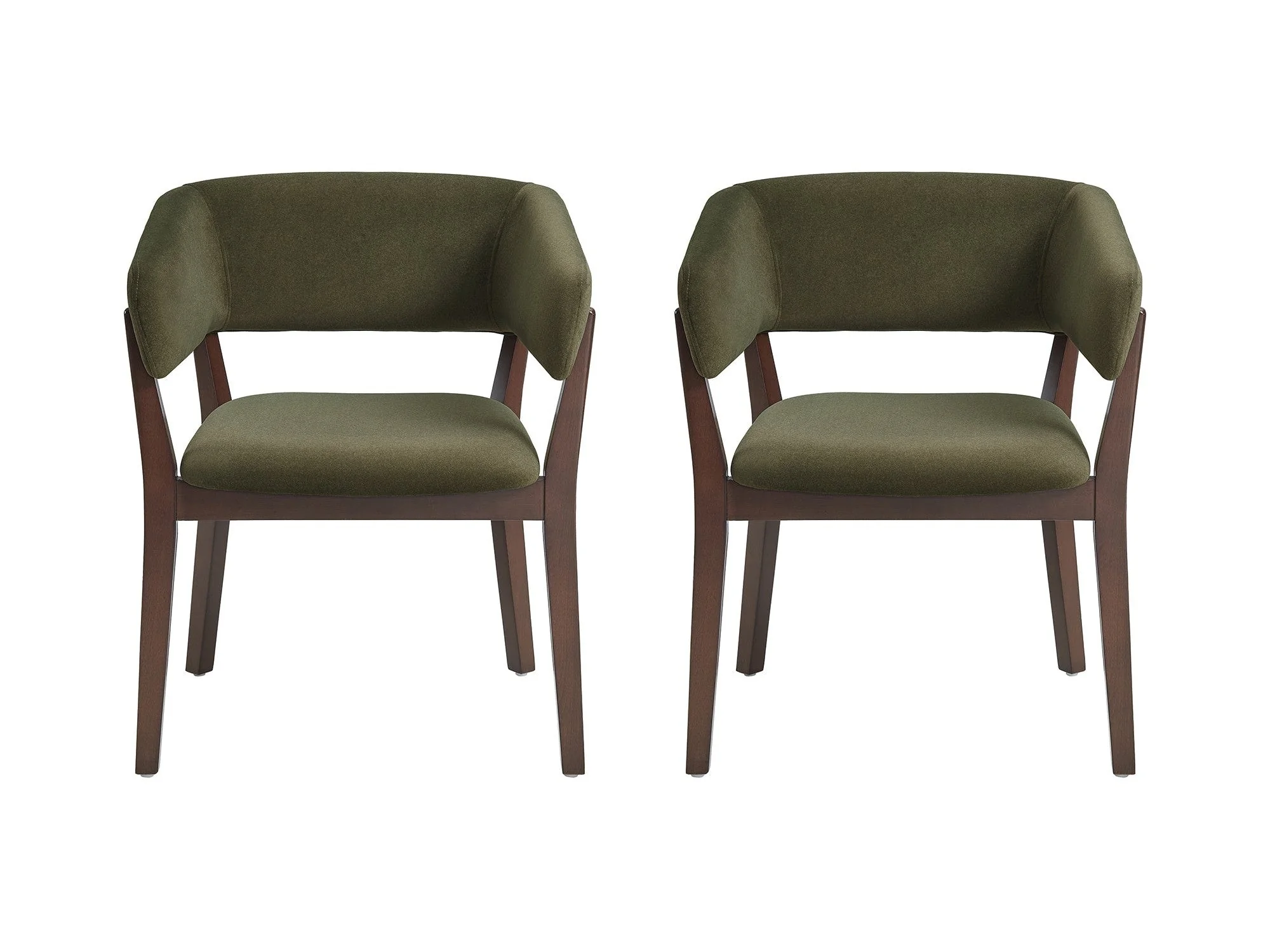 Blake Dining Armchair in Green (set of 2)