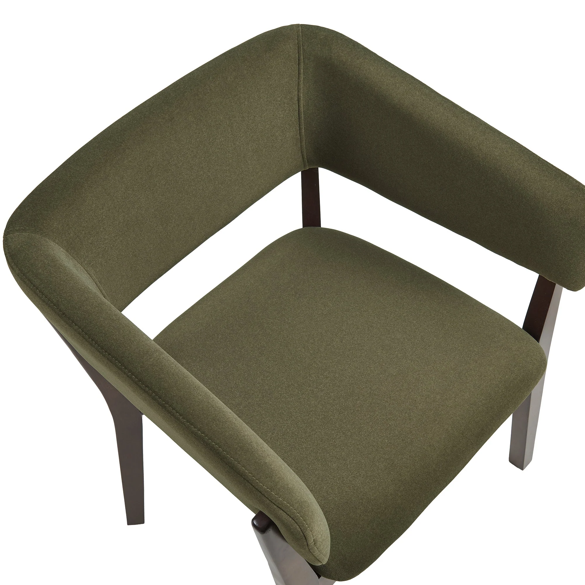 Blake Dining Armchair in Green (set of 2) - Image 5