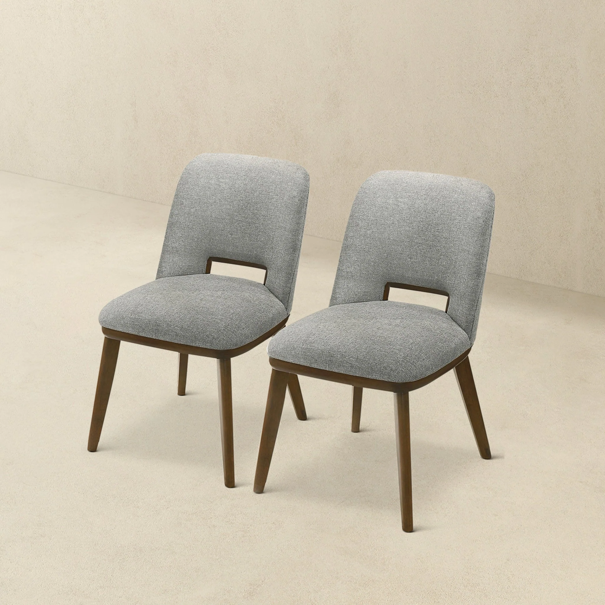 Blaken Light Grey Fabric Dining Chair (Set Of 2) - Image 6