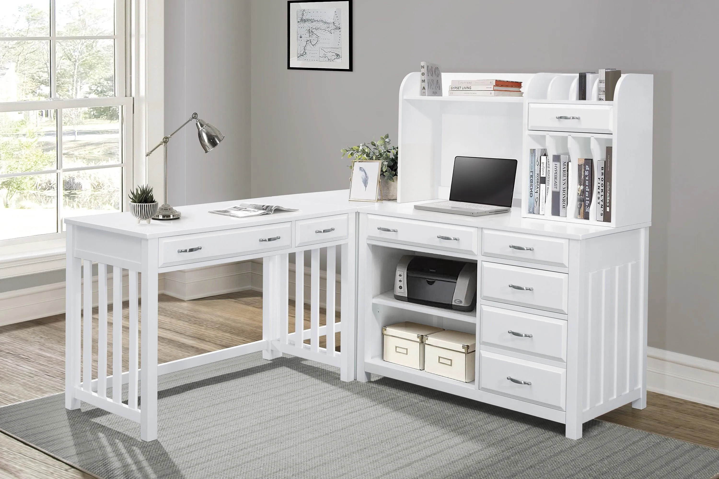 Blanche White Credenza - Image 3