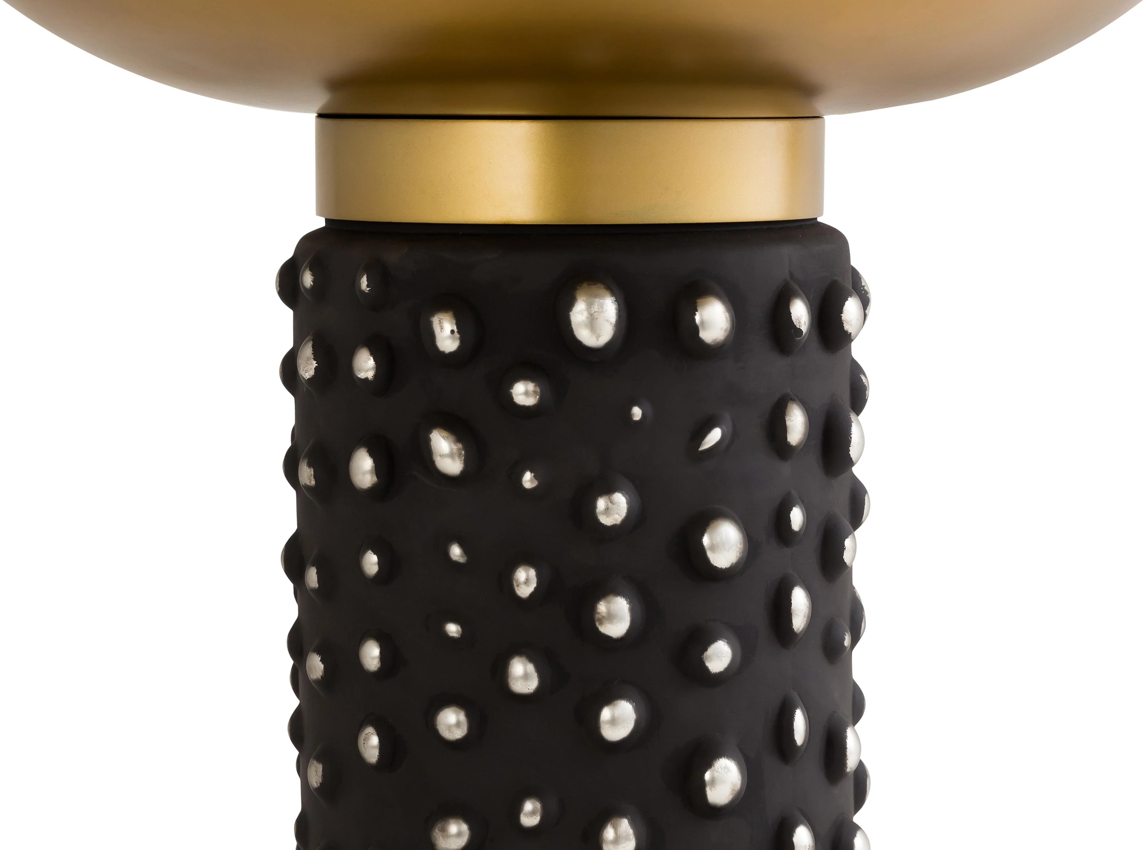 Blaze Glass and Brass Side Table - Image 6