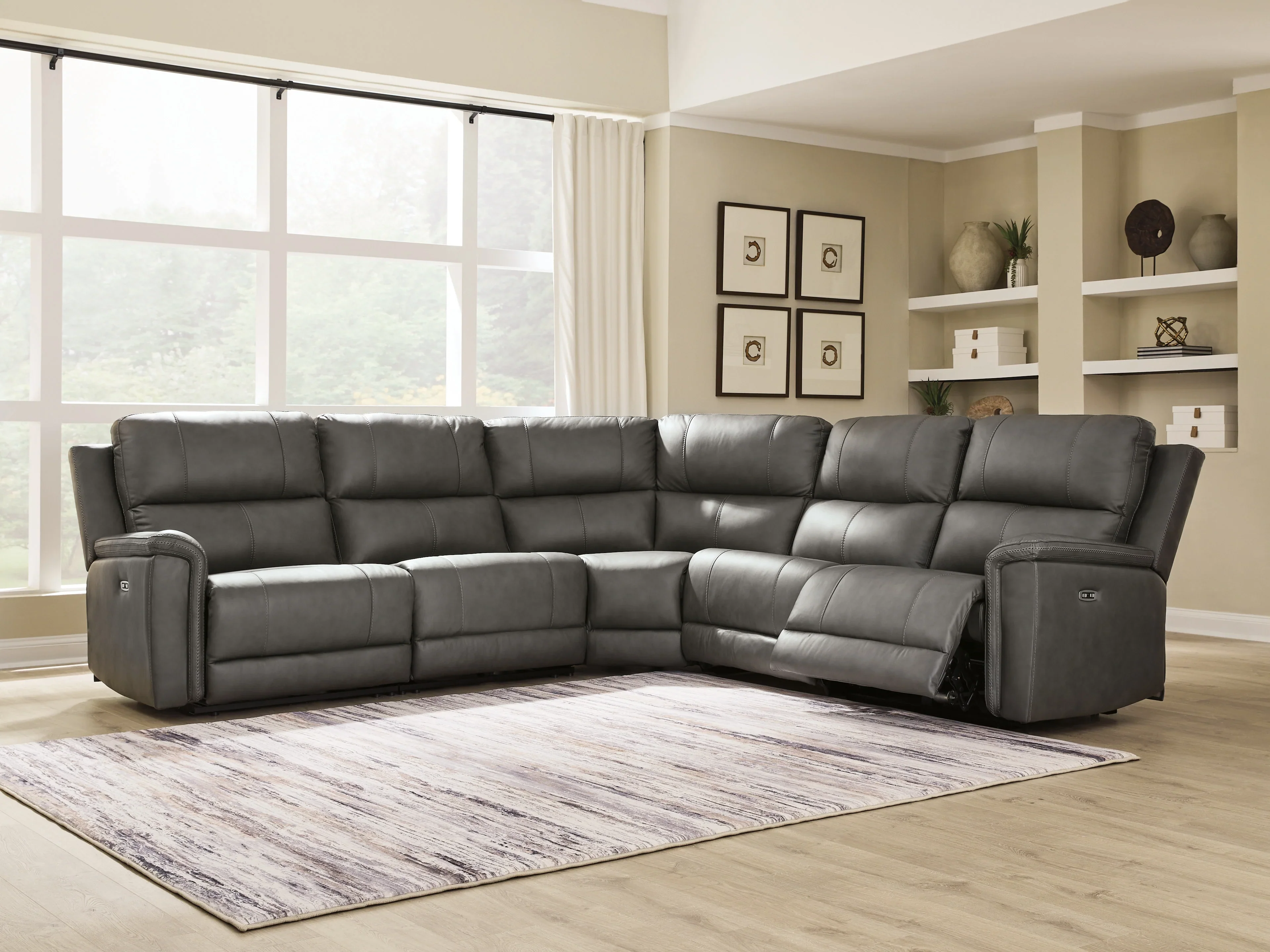 Bleckley Anchor 5-Piece Power Reclining Sectional - Image 2