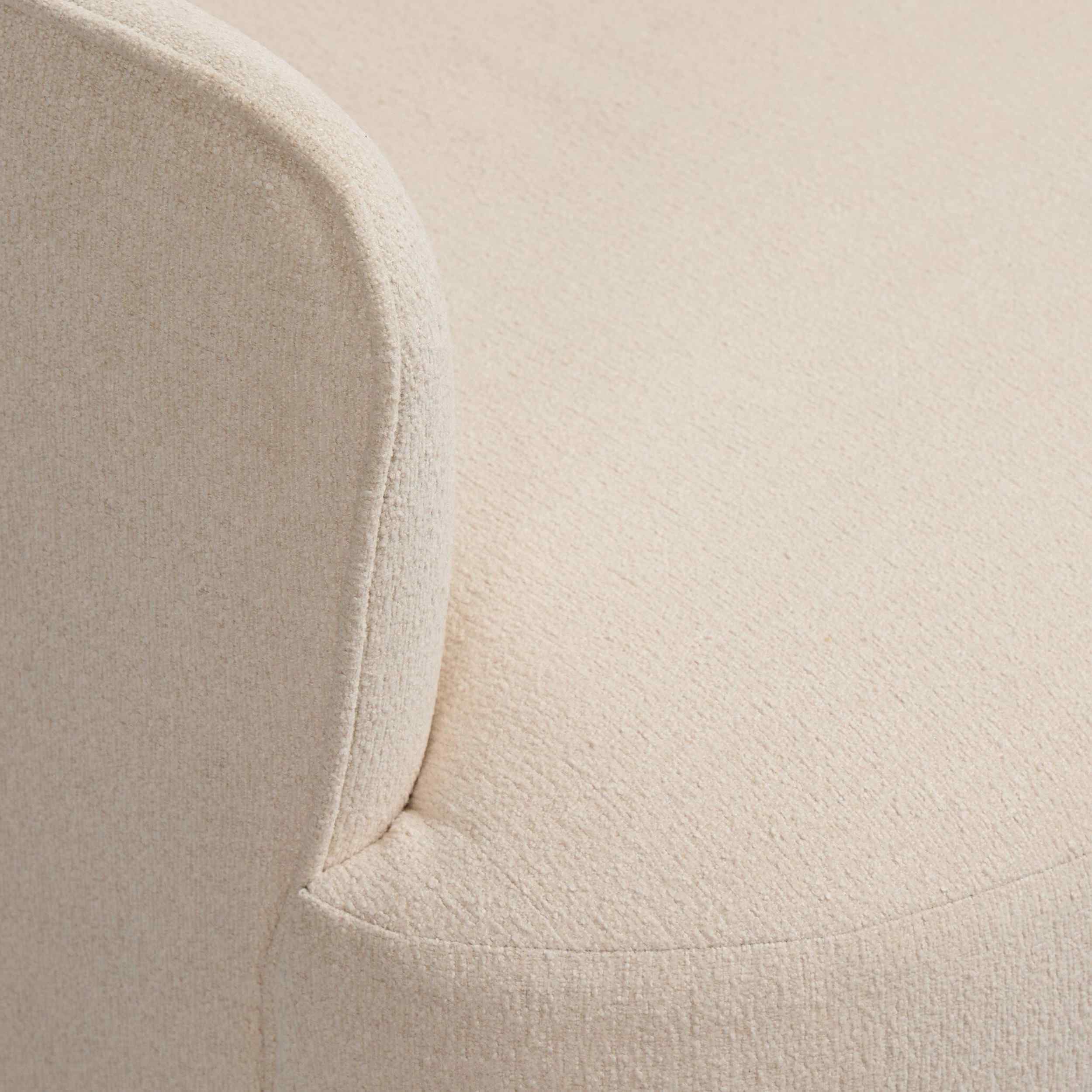 Blythe Swivel Chair, Crypton Wayfarer Snow - Image 4