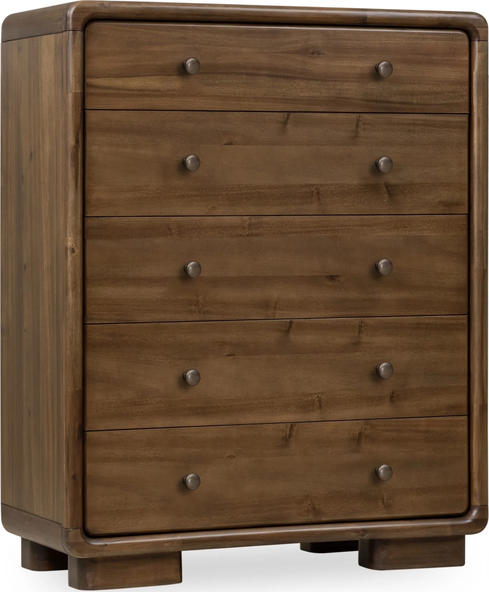 Boka Impala Five Drawer Acacia Wood Chest - Image 5