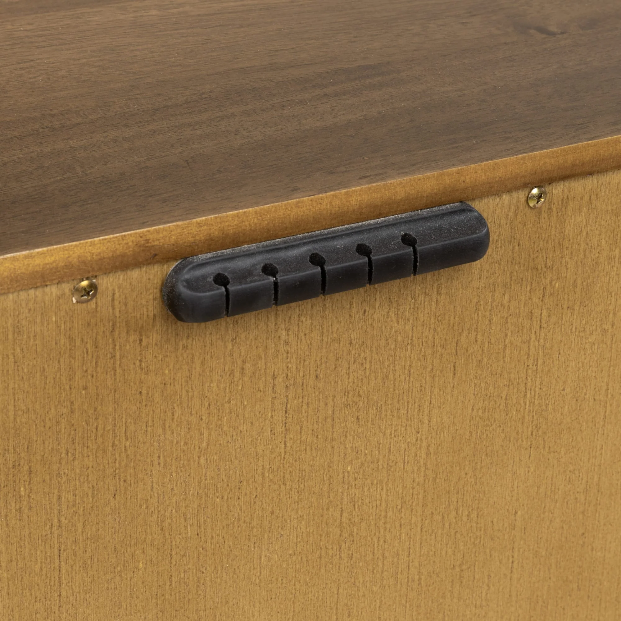 Boka Impala Two Drawer Acacia Wood Nightstand - Image 7