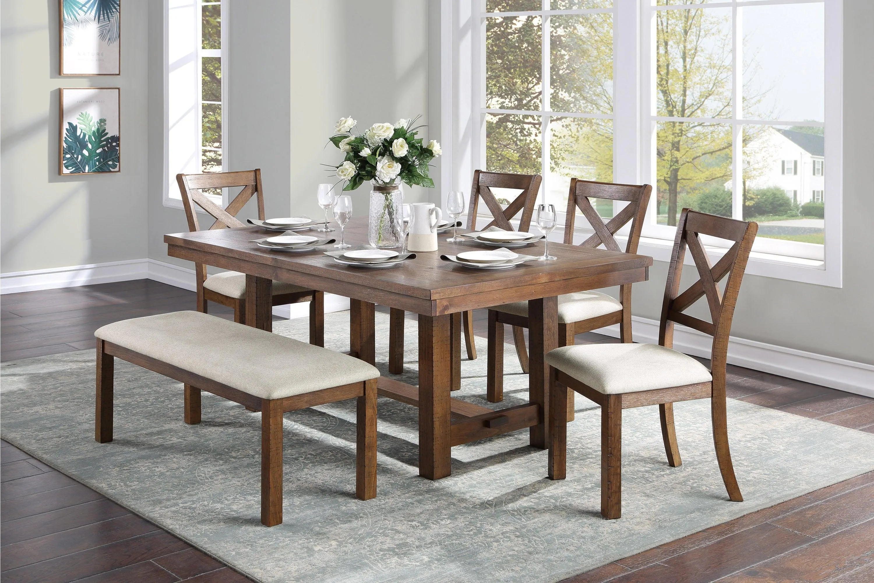 Bonner Brown Side Chair, Set of 2 - Image 3
