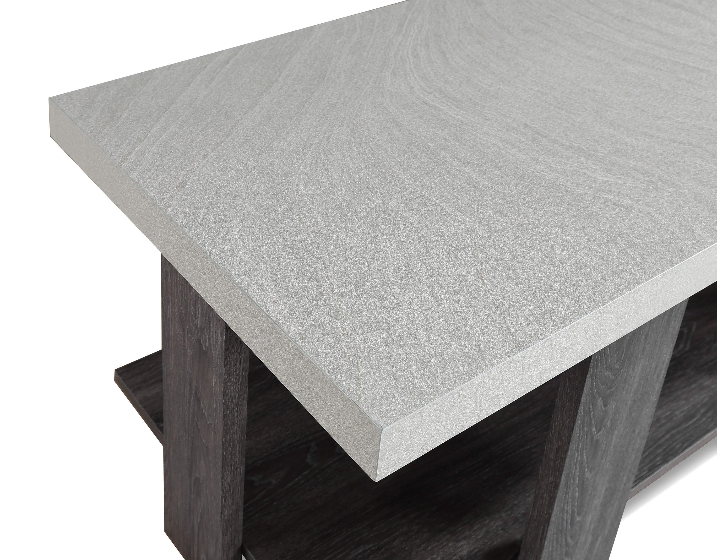 Boris Light Gray 3-Piece Coffee Table Set - Image 4