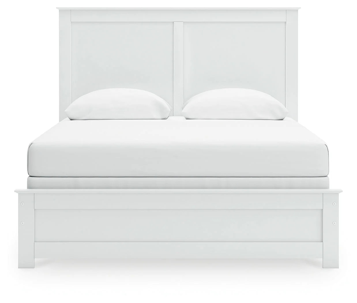 Bostwick Shoals Queen Panel Bed with Mirrored Dresser, Chest and Nightstand in White - Image 10