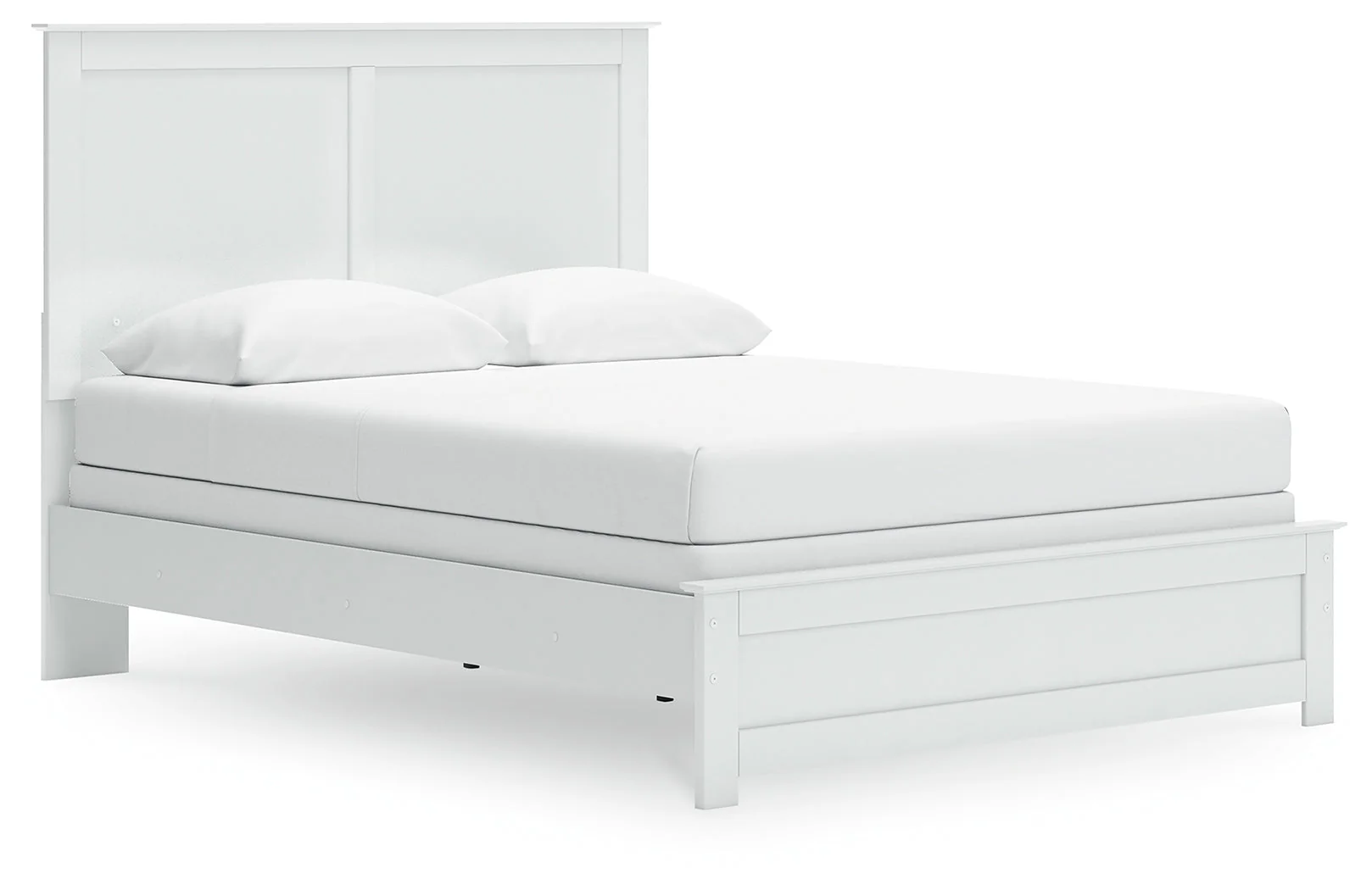 Bostwick Shoals Queen Panel Bed with Mirrored Dresser, Chest and Nightstand in White - Image 11