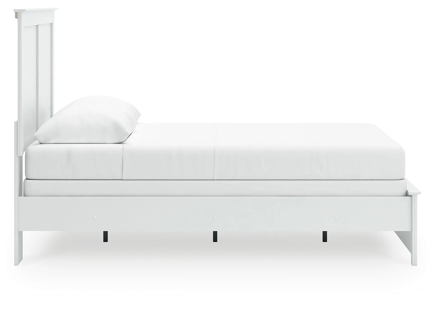 Bostwick Shoals Queen Panel Bed with Mirrored Dresser, Chest and Nightstand in White - Image 12