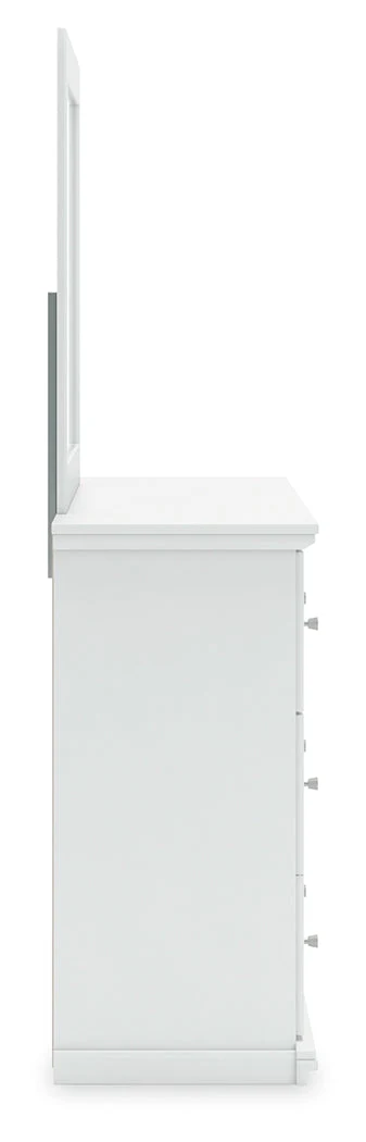 Bostwick Shoals White Dresser and Mirror - Image 8