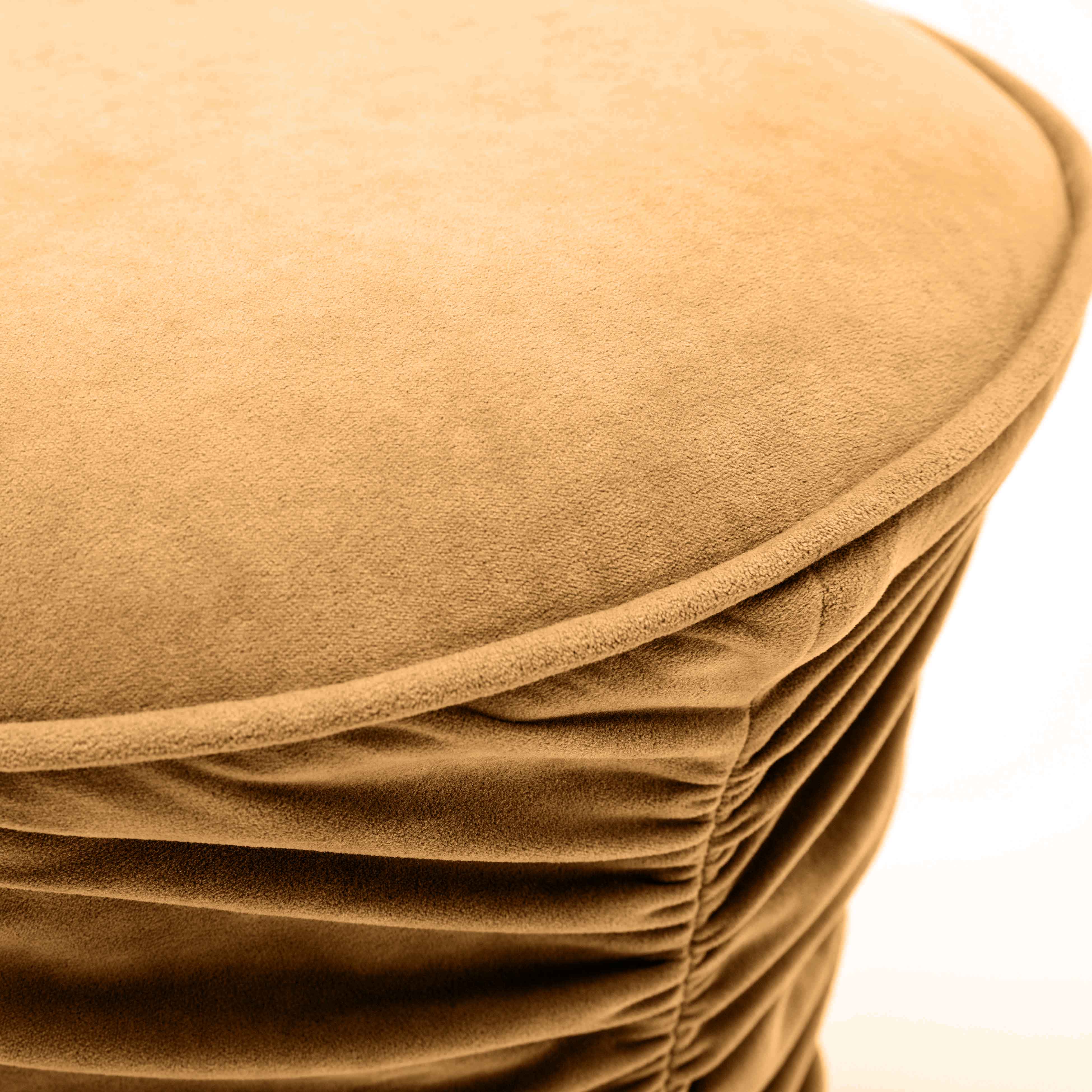 Bounce Ruched Velvet Adjustable Ottoman - Image 5