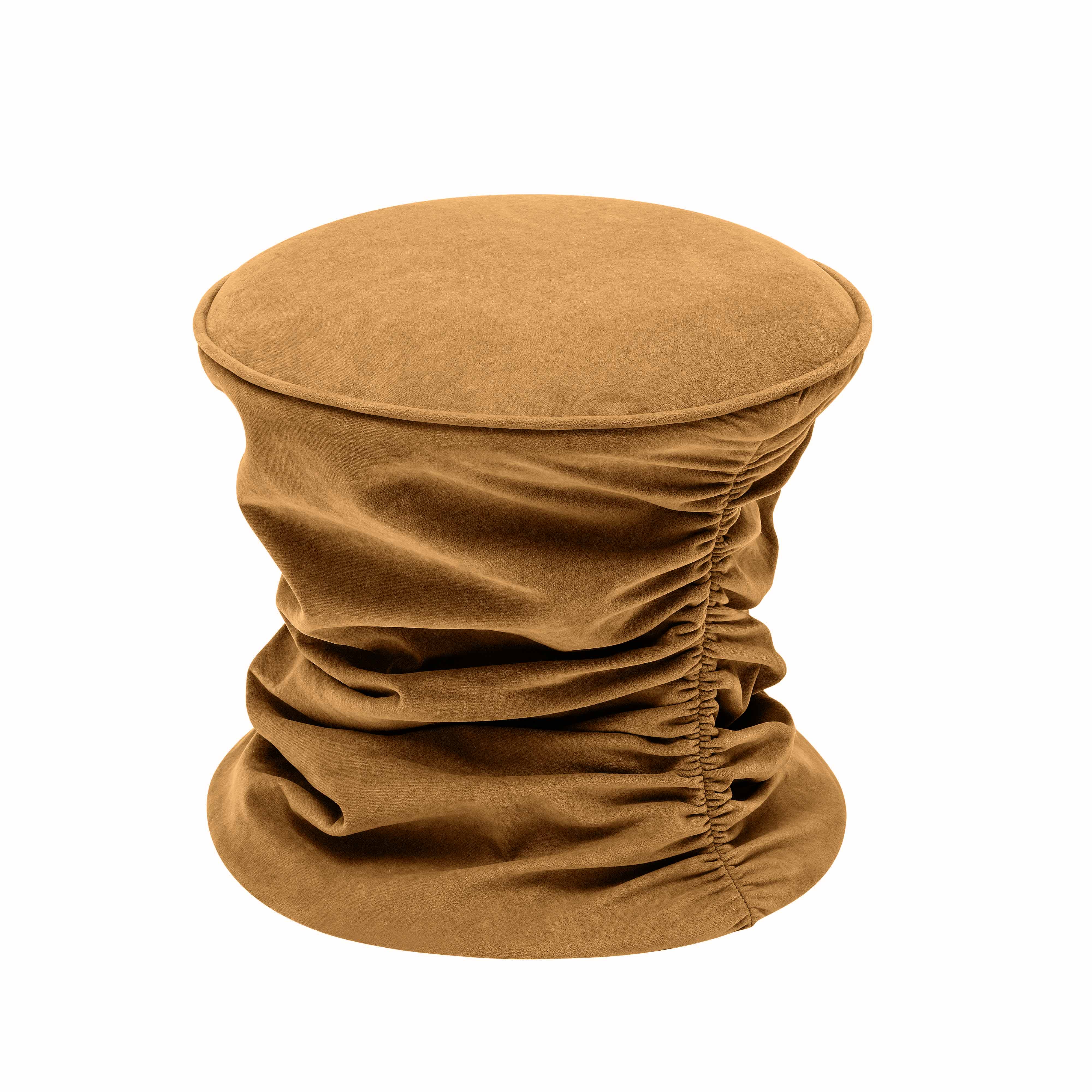 Bounce Ruched Velvet Adjustable Ottoman - Image 7