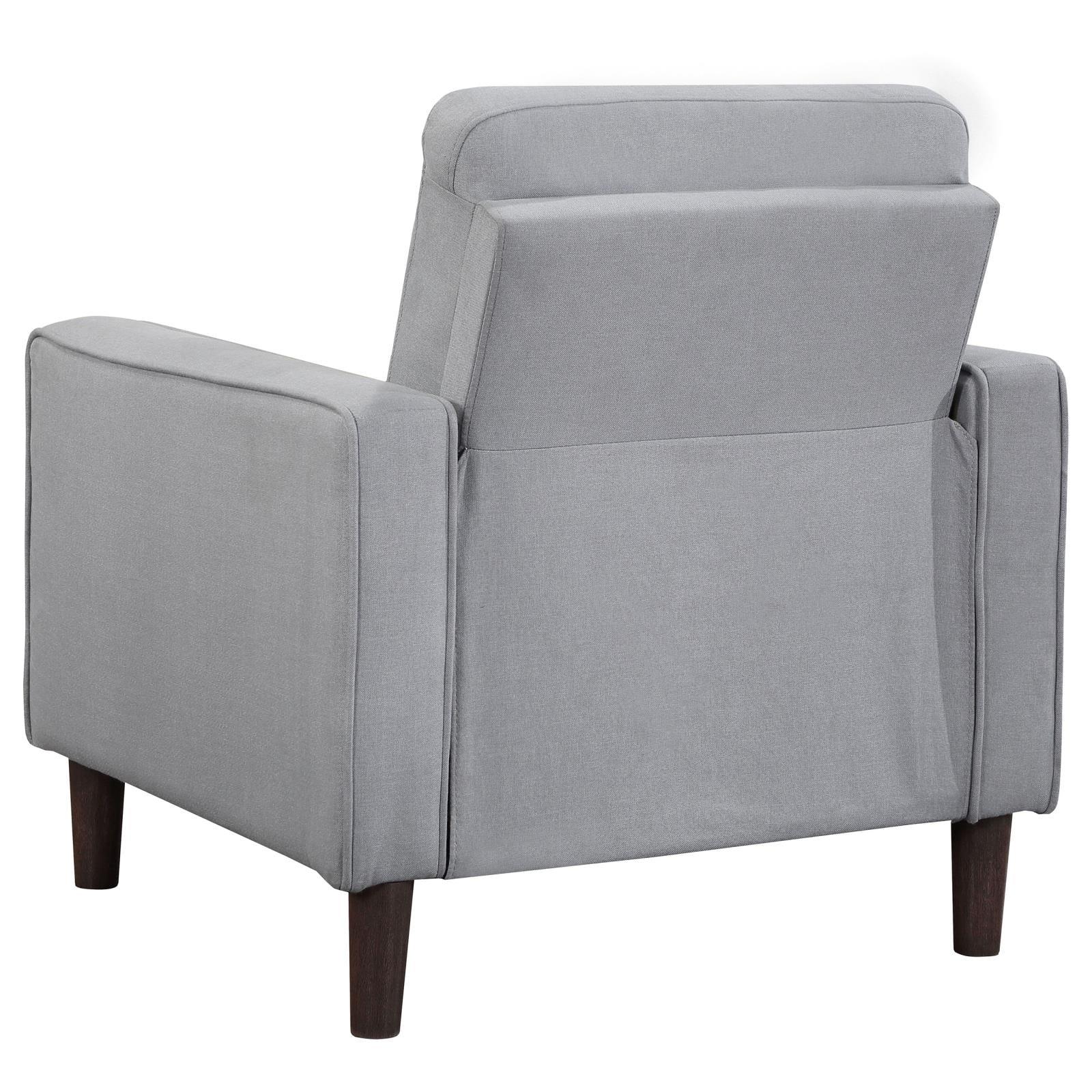 Bowen Gray 3-piece Upholstered Track Arms Tufted Sofa Set - Image 10