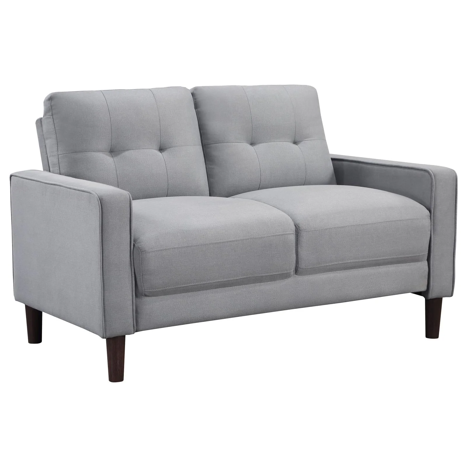 Bowen Gray Upholstered Track Arms Tufted Living Room Set - Image 6