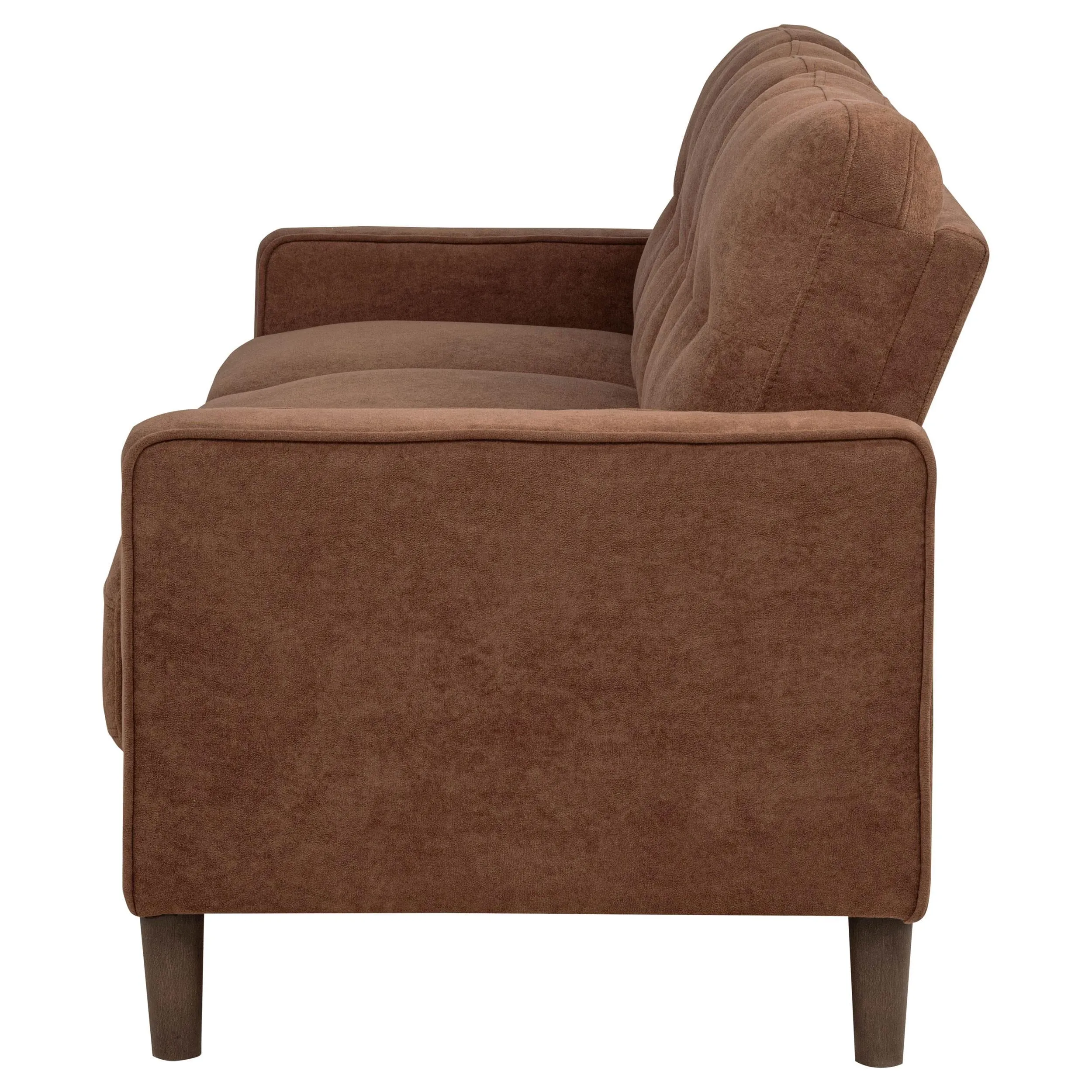 Bowen II Rust Fabric Upholstered Track Arm Sofa - Image 4