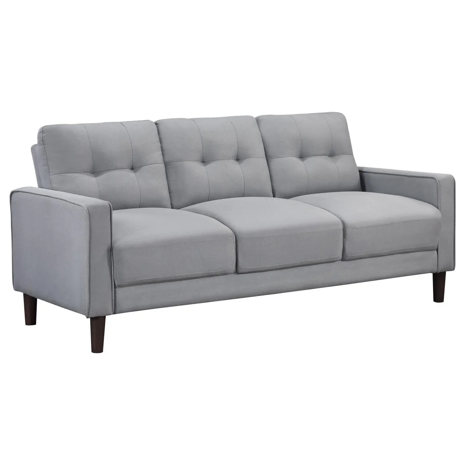 Bowen Upholstered Track Arm Tufted Sofa Grey - Image 11