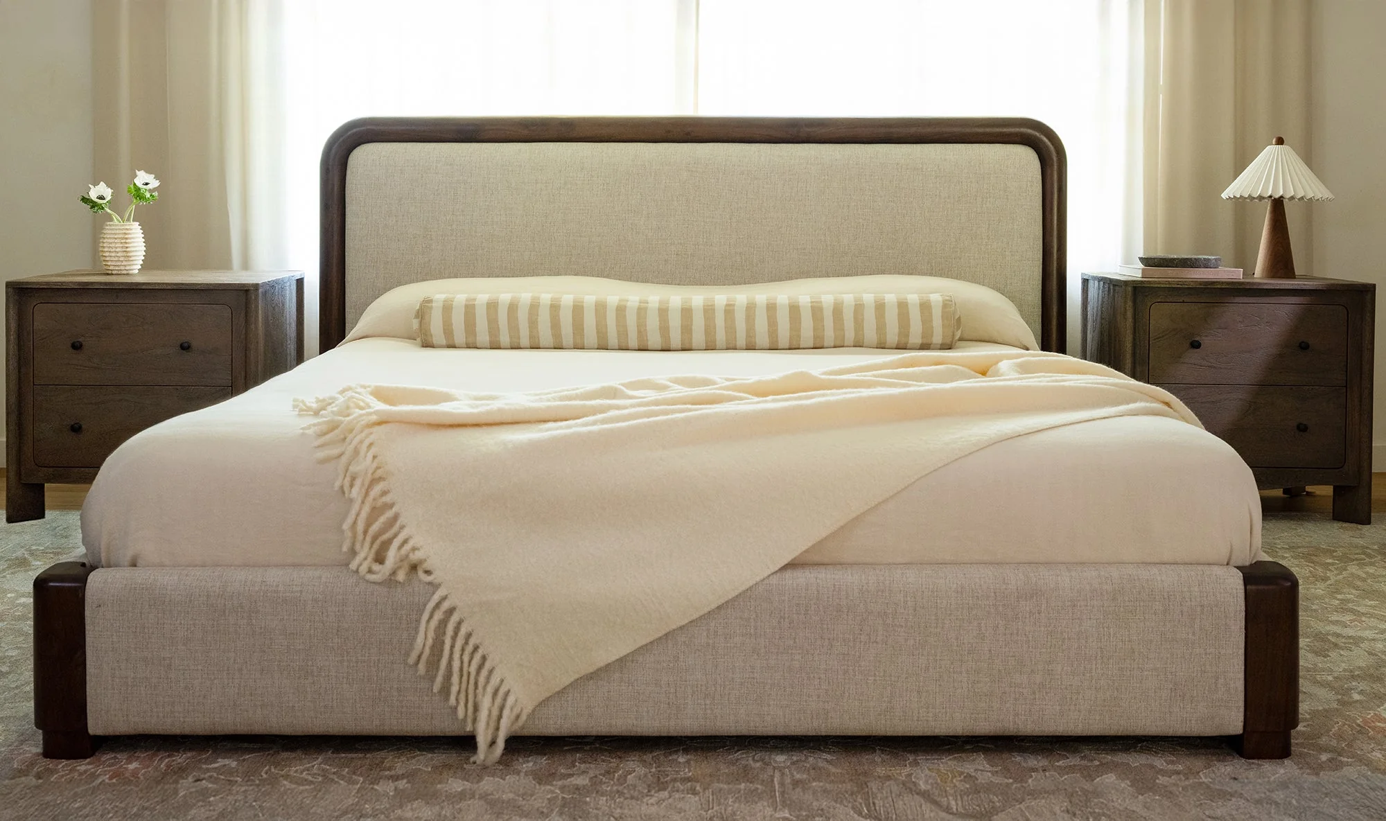 Bower Queen Bed Brown - Image 3